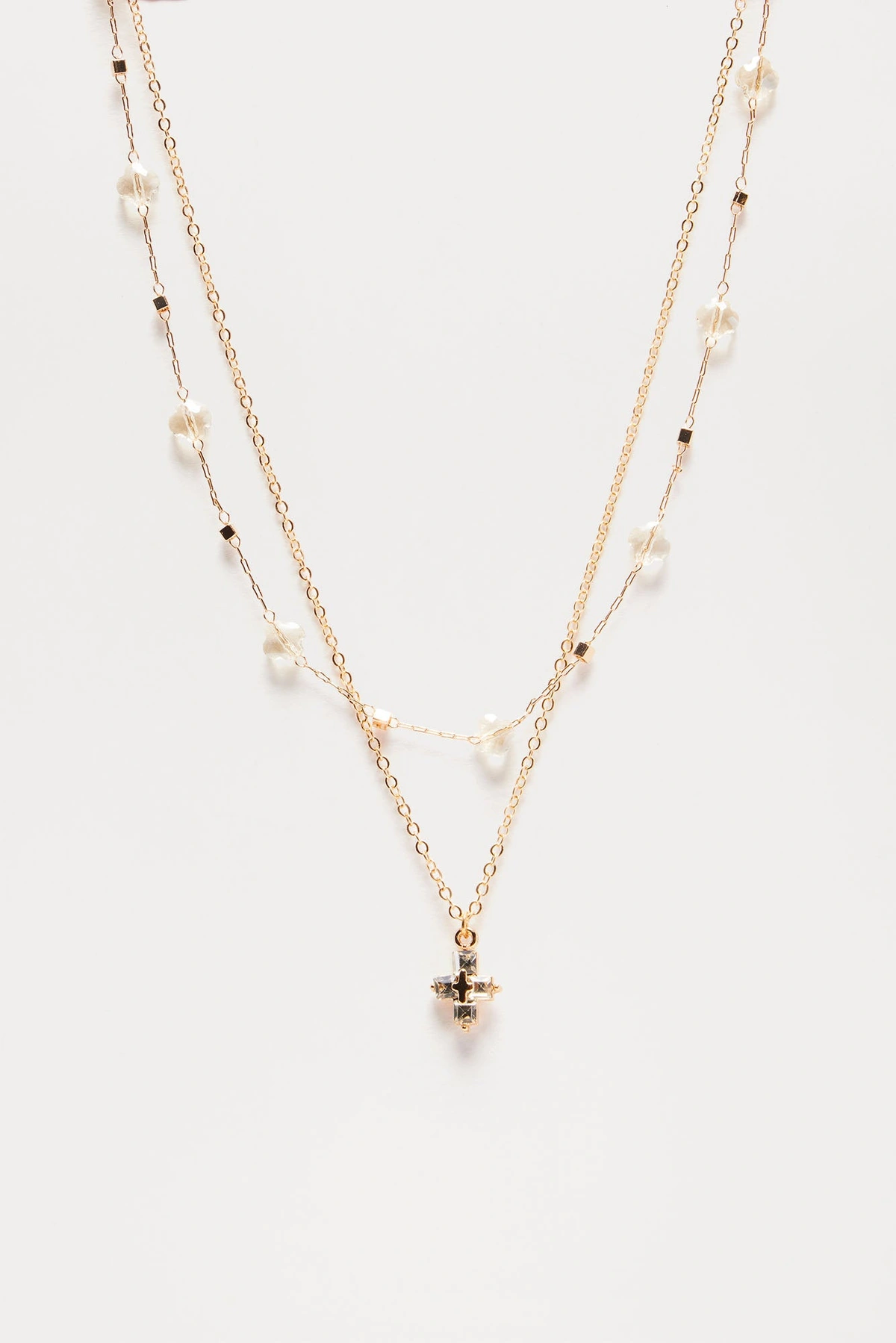 Delicate Beauty Necklace - Gold — Dourado