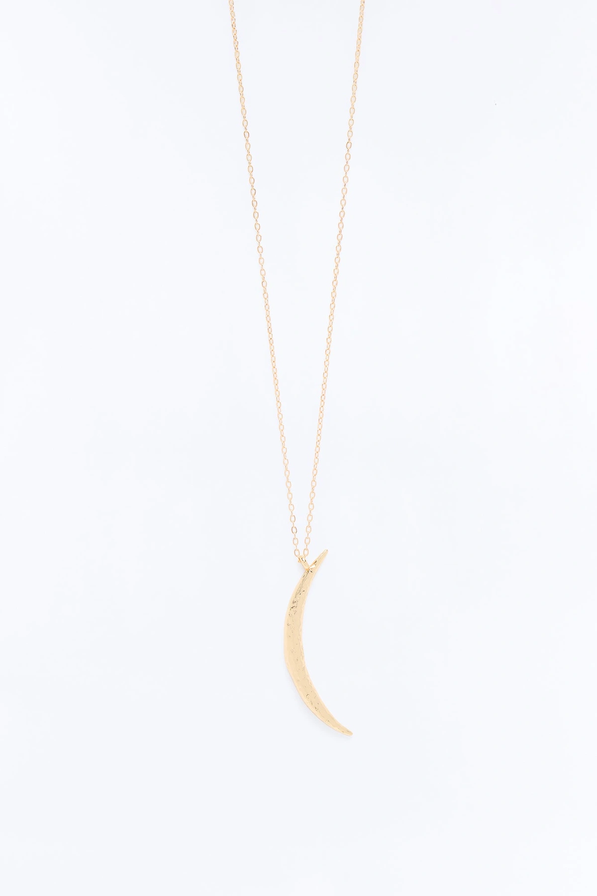 Lunar Chasing Pendant Necklace - Gold — Dourado