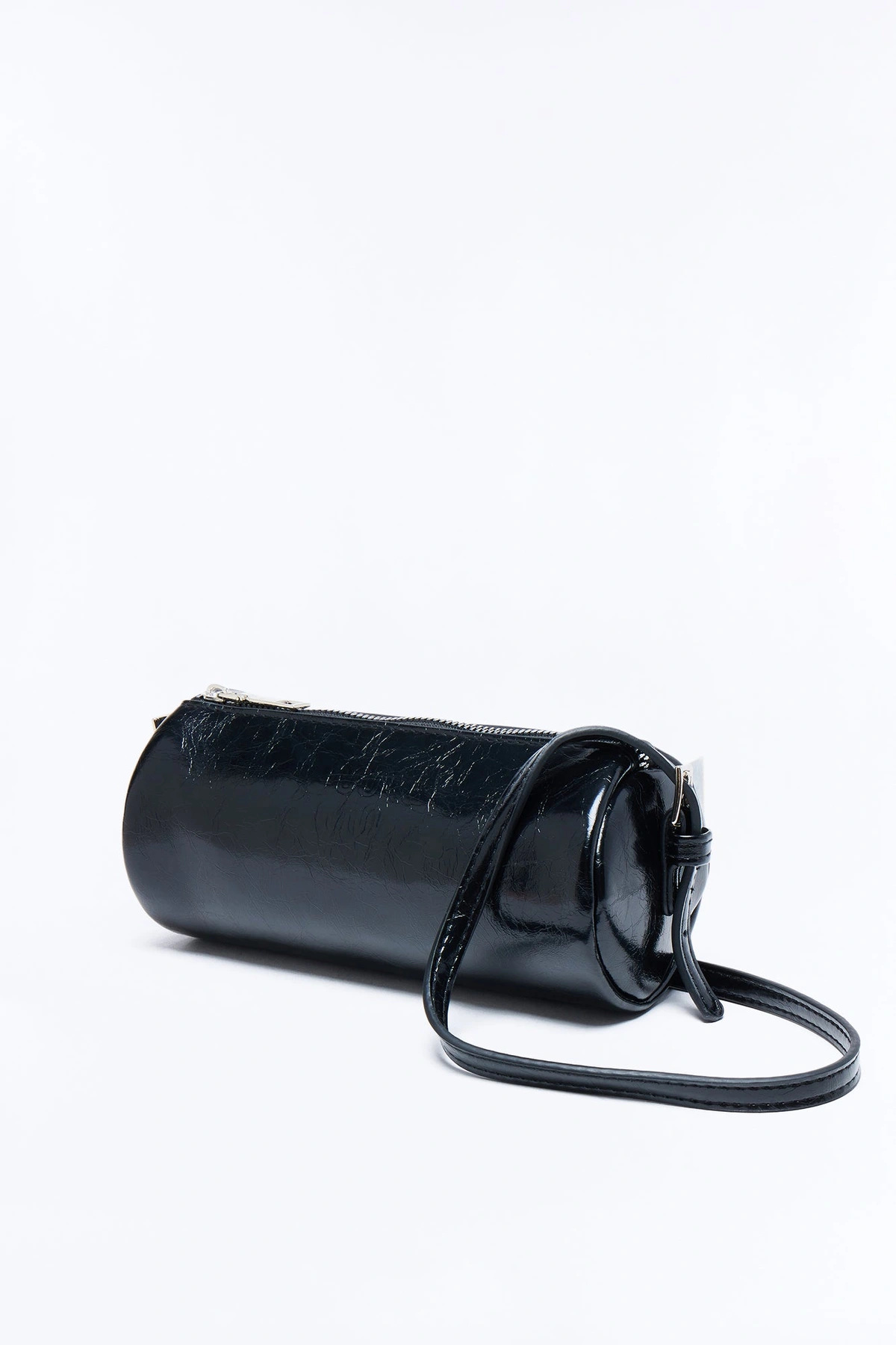 Everyday Essential Faux Leather Shoulder Handbag - Black — Preto