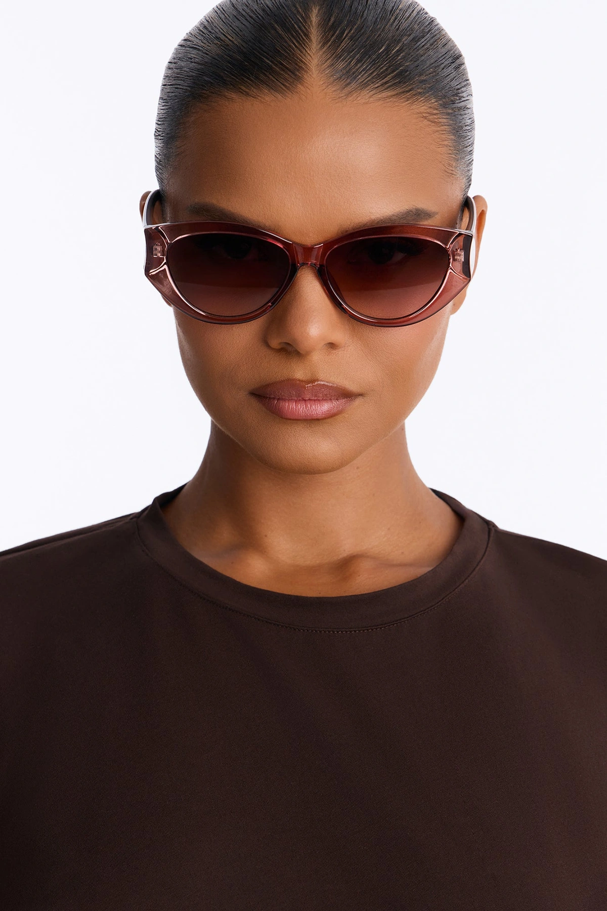 Desert Sun Beam Sunglasses - Brown/combo — Castanho/combinação