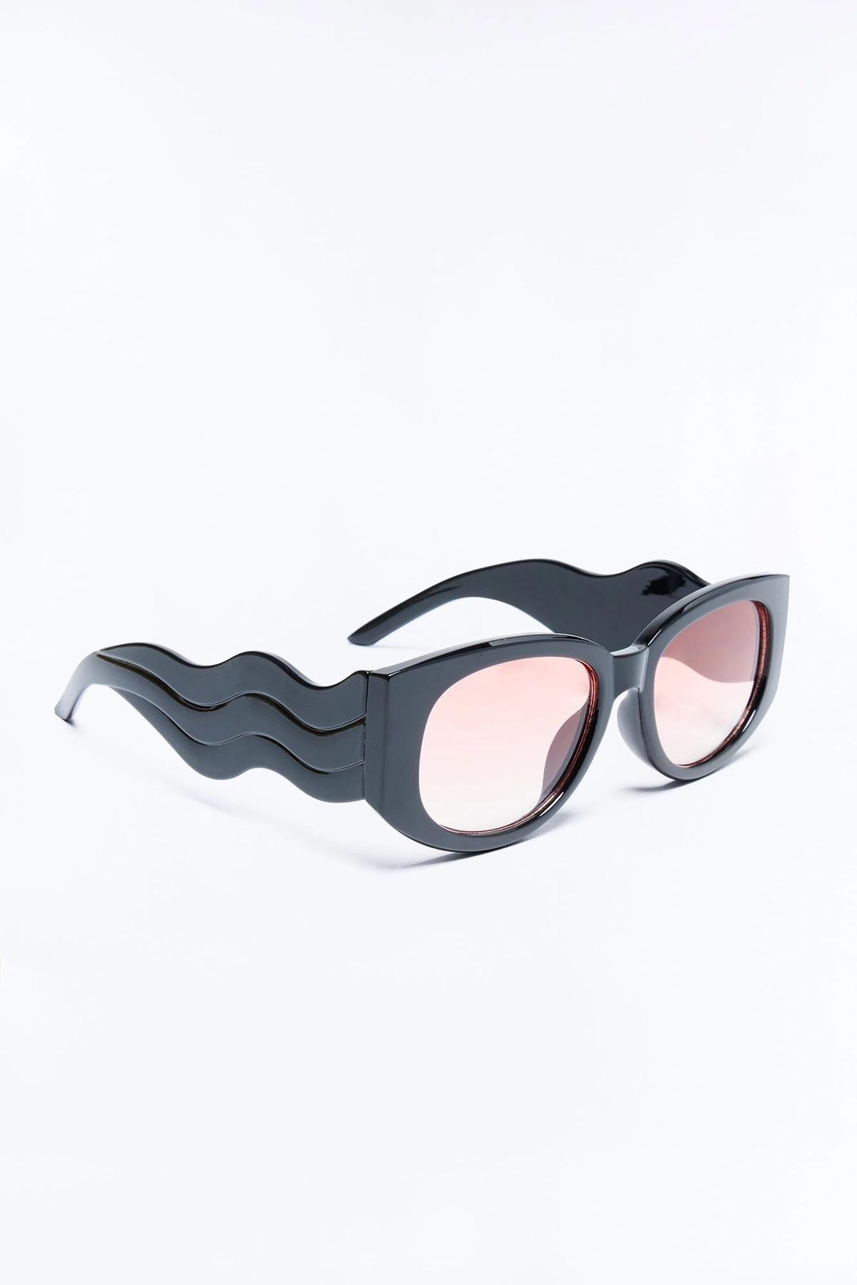 Groovy Feeling Sunglasses - Black/Pink — Preto/Rosa