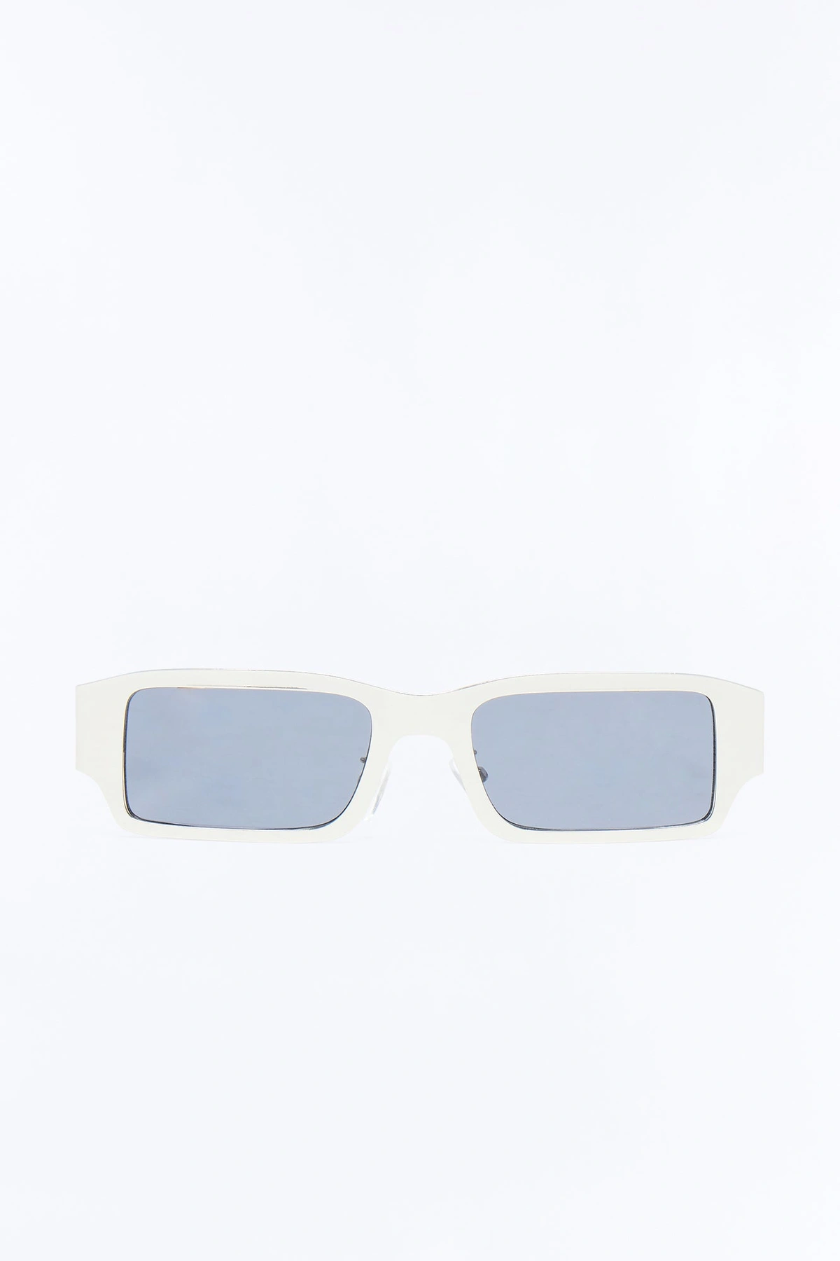 Statement Status Sunglasses - Silver — Prateado