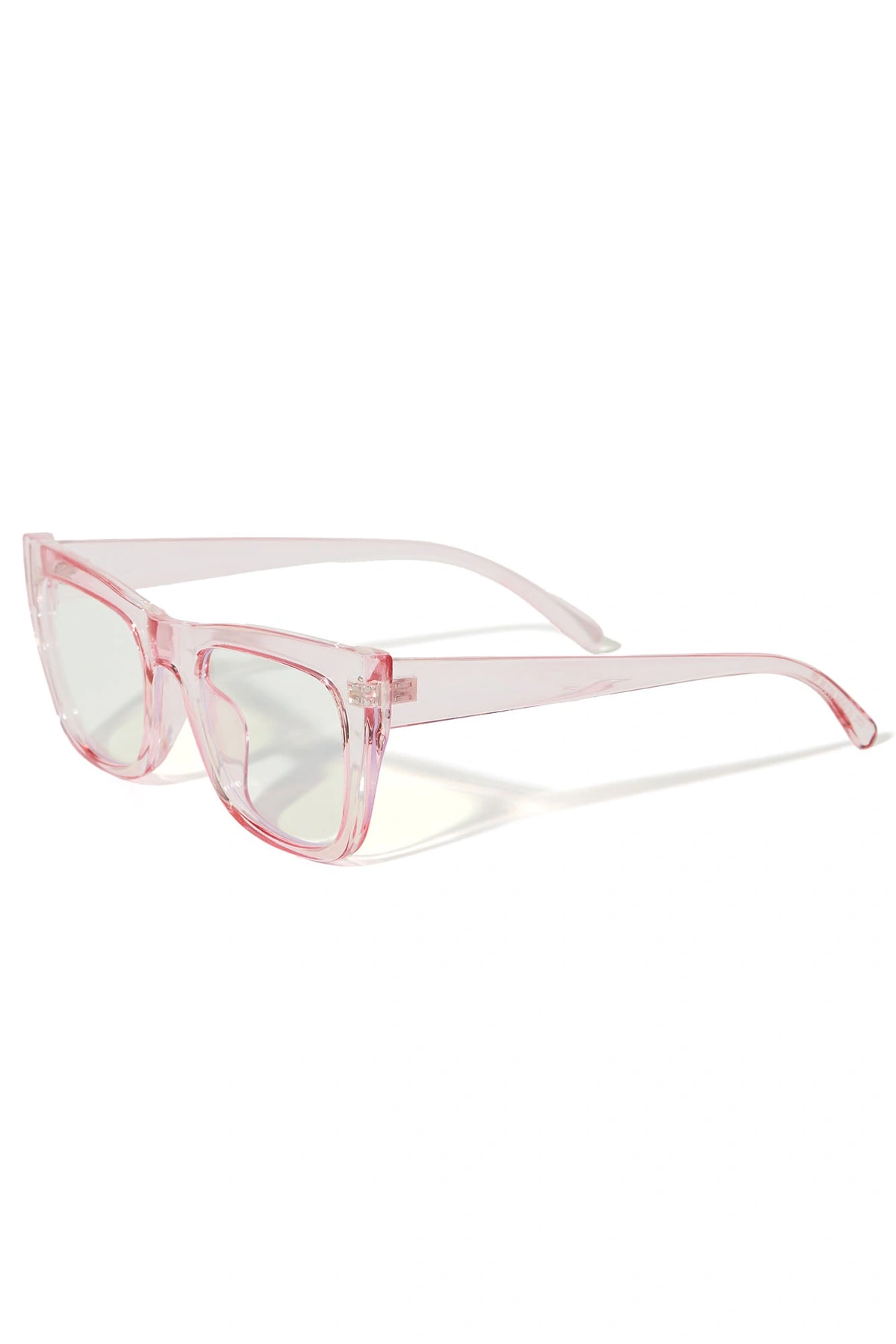 Crystal Clear Persuasion Blue Light Day Glasses - Clear/Pink — Clear/Rosa