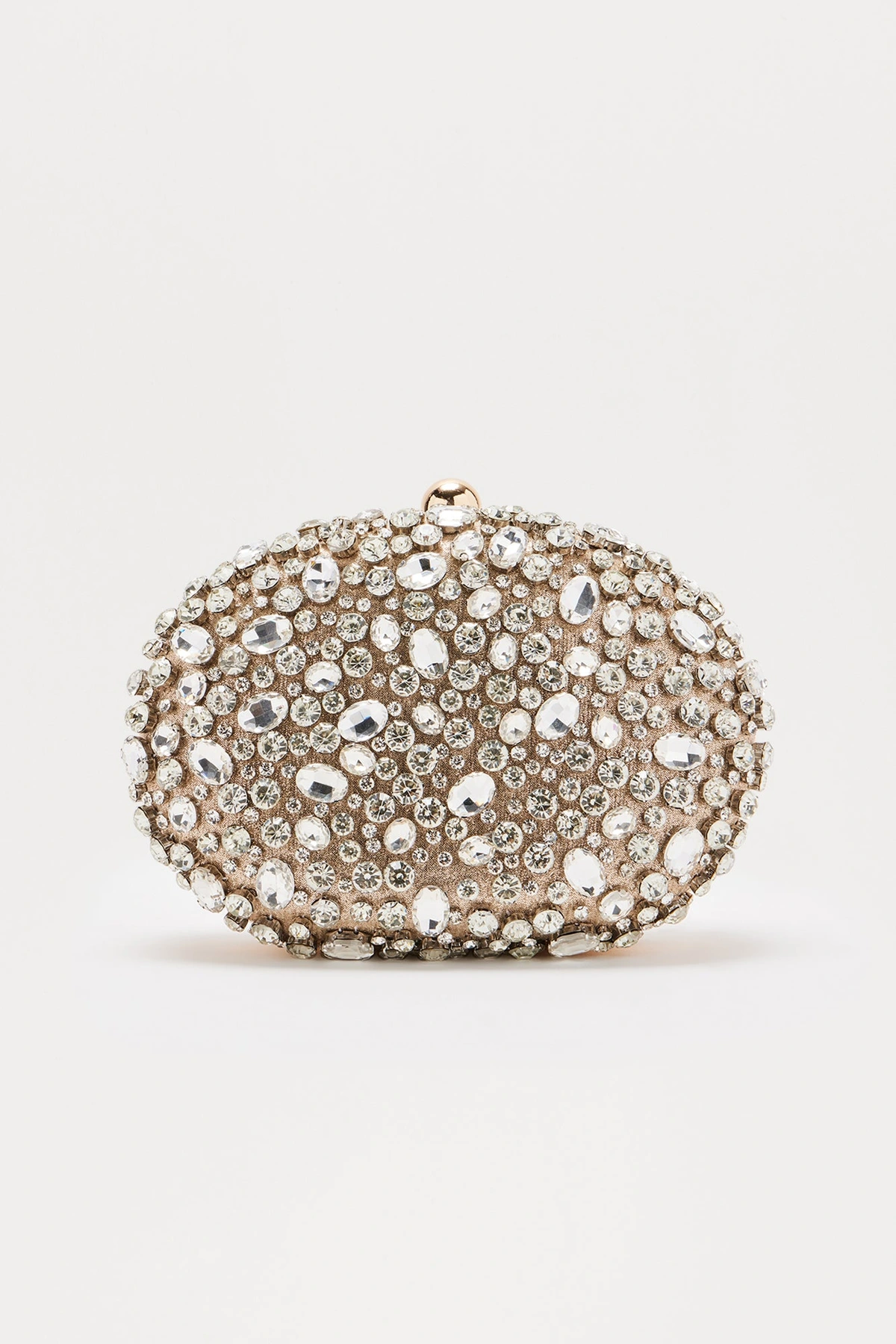 Sylvia Stones Clutch - Gold — Dourado