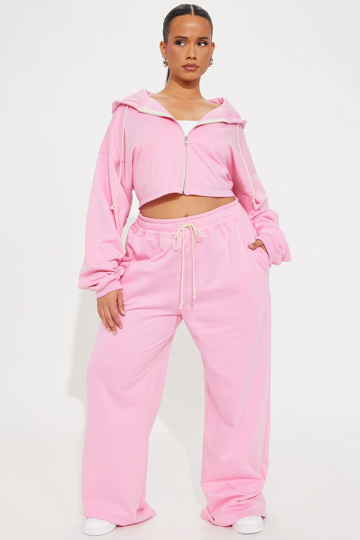 On The Way Sweatpant Set - Pink — Rosa