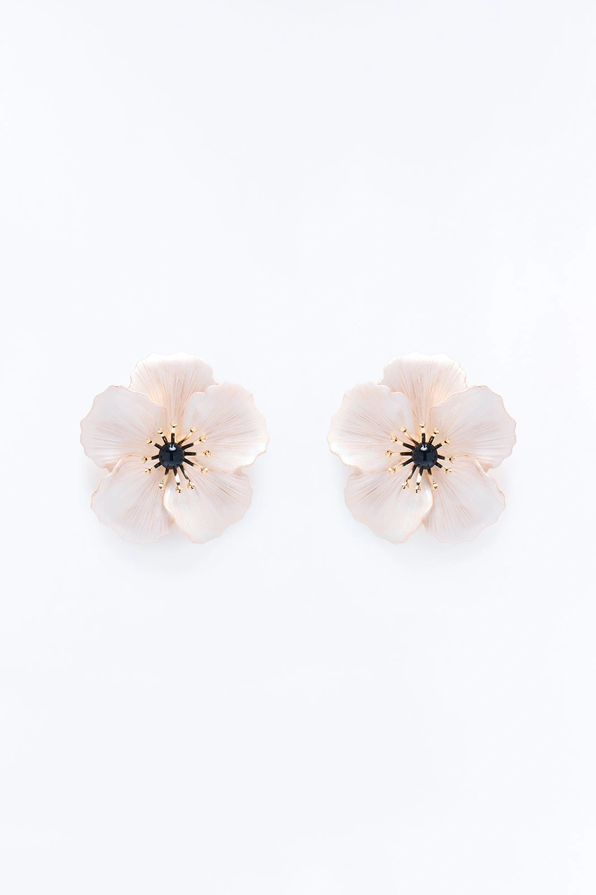 Can Be Your Muse Floral Earrings - Gold/combo — Dourado/combinação
