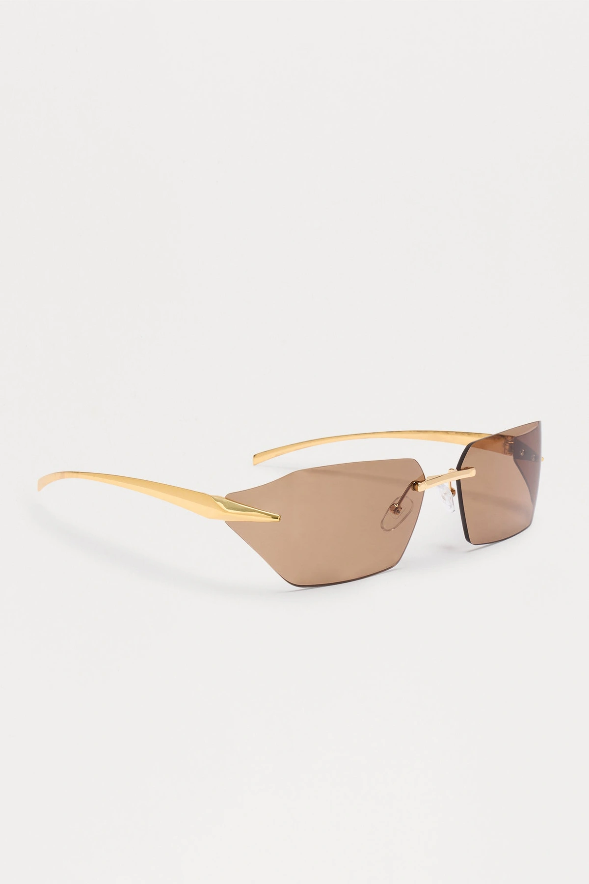 To The Next Level Square Sunglasses - Brown — Castanho