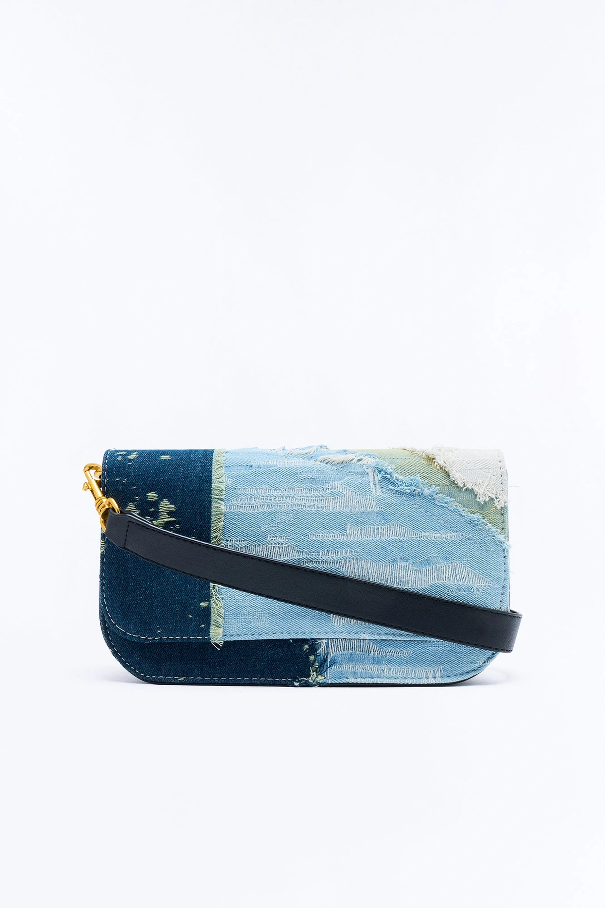 Always Pretty Never Stressed Shoulder Handbag - Medium Wash — Ganga de lavagem média