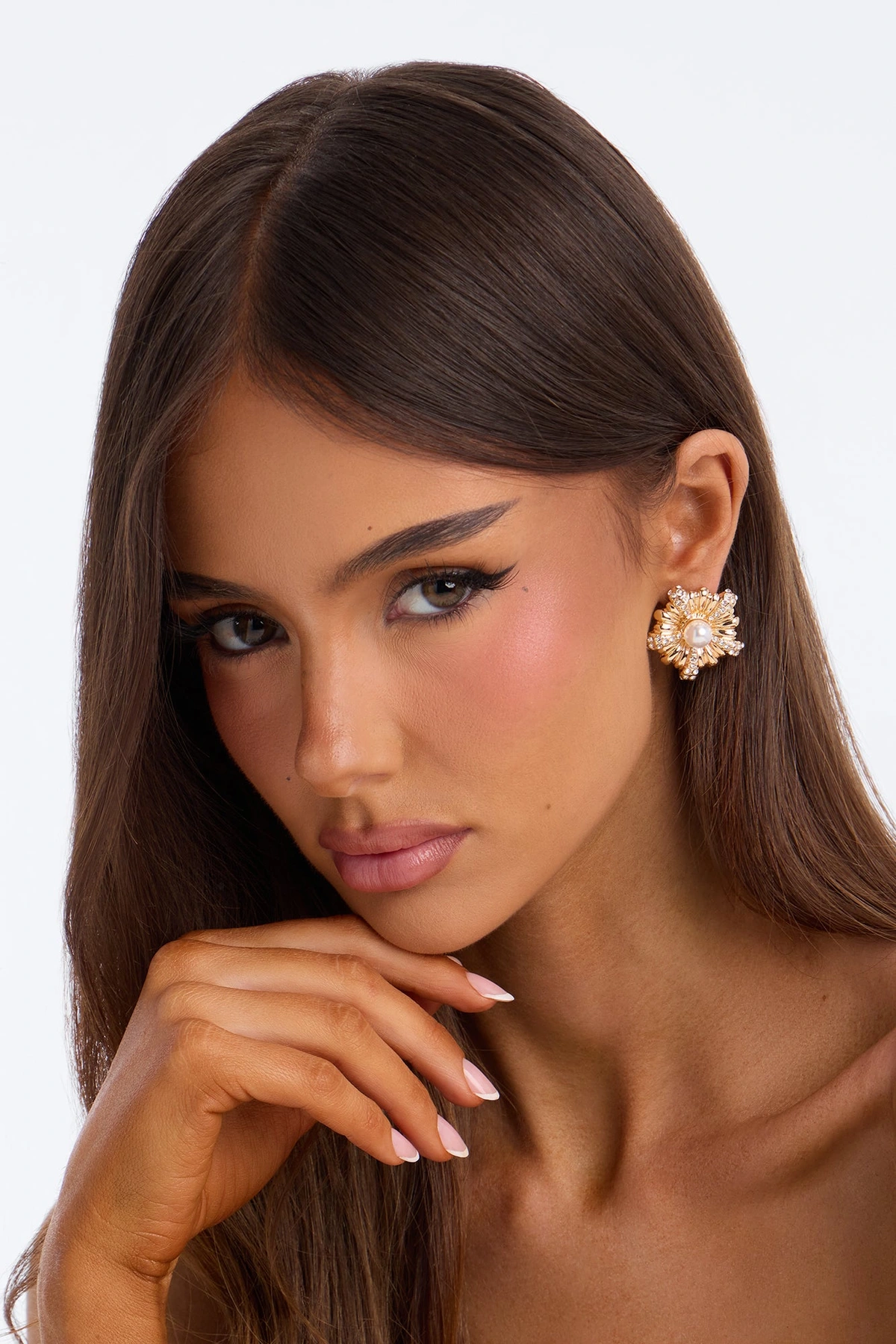 Tonight's Celebration Stud Earrings - Gold — Dourado