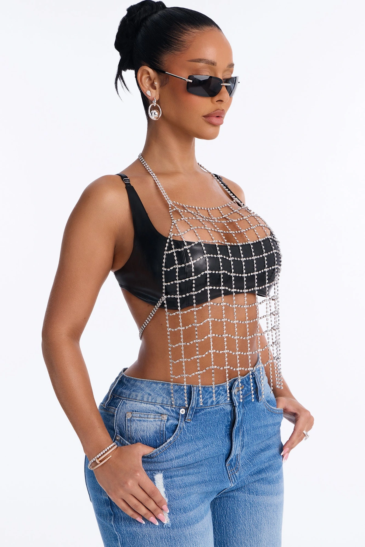 It's Show Time Body Chain - Silver — Prateado