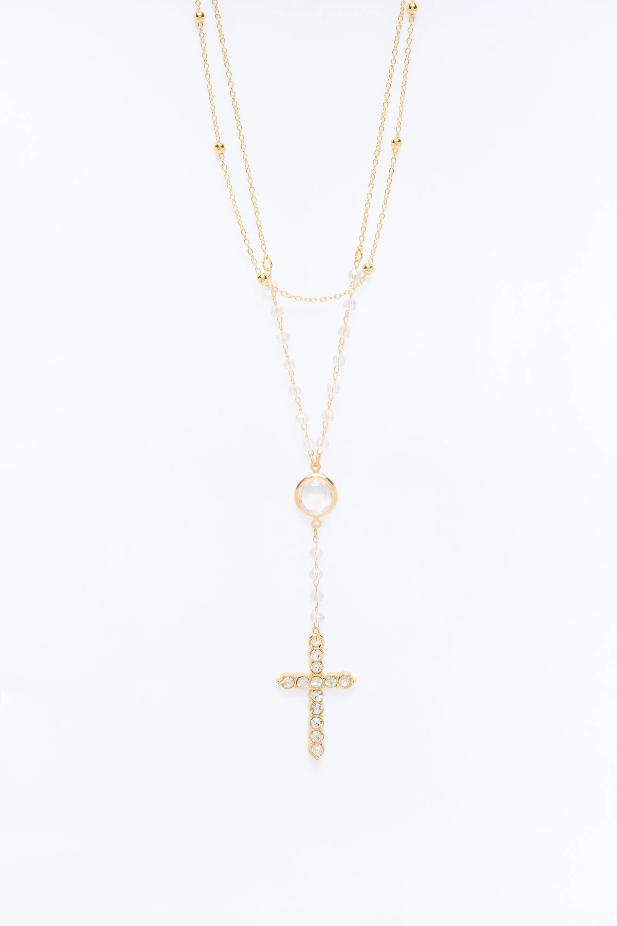 Can't Be Without You Layered Necklace - Gold — Dourado