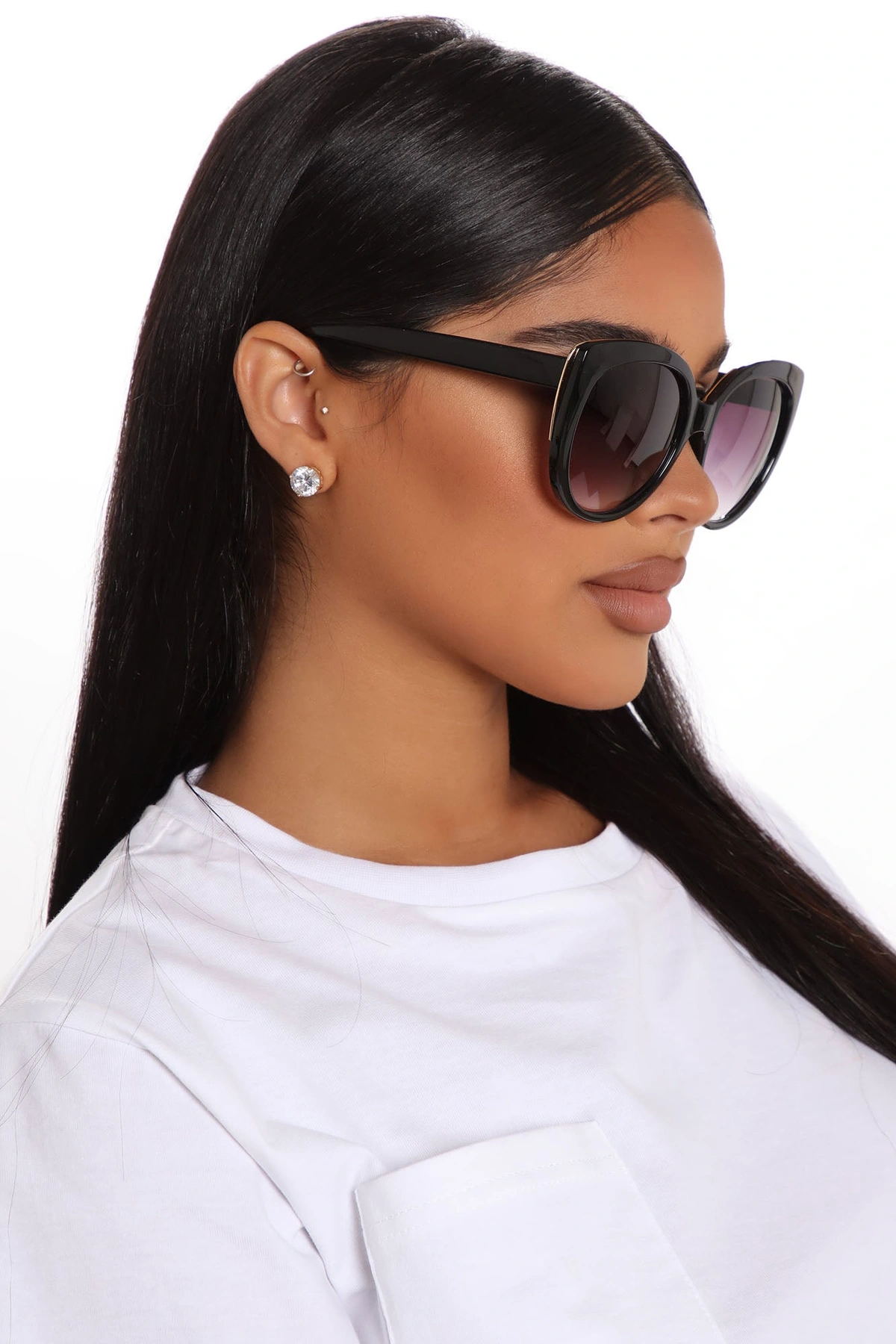 Allison Sunglasses - Black — Preto