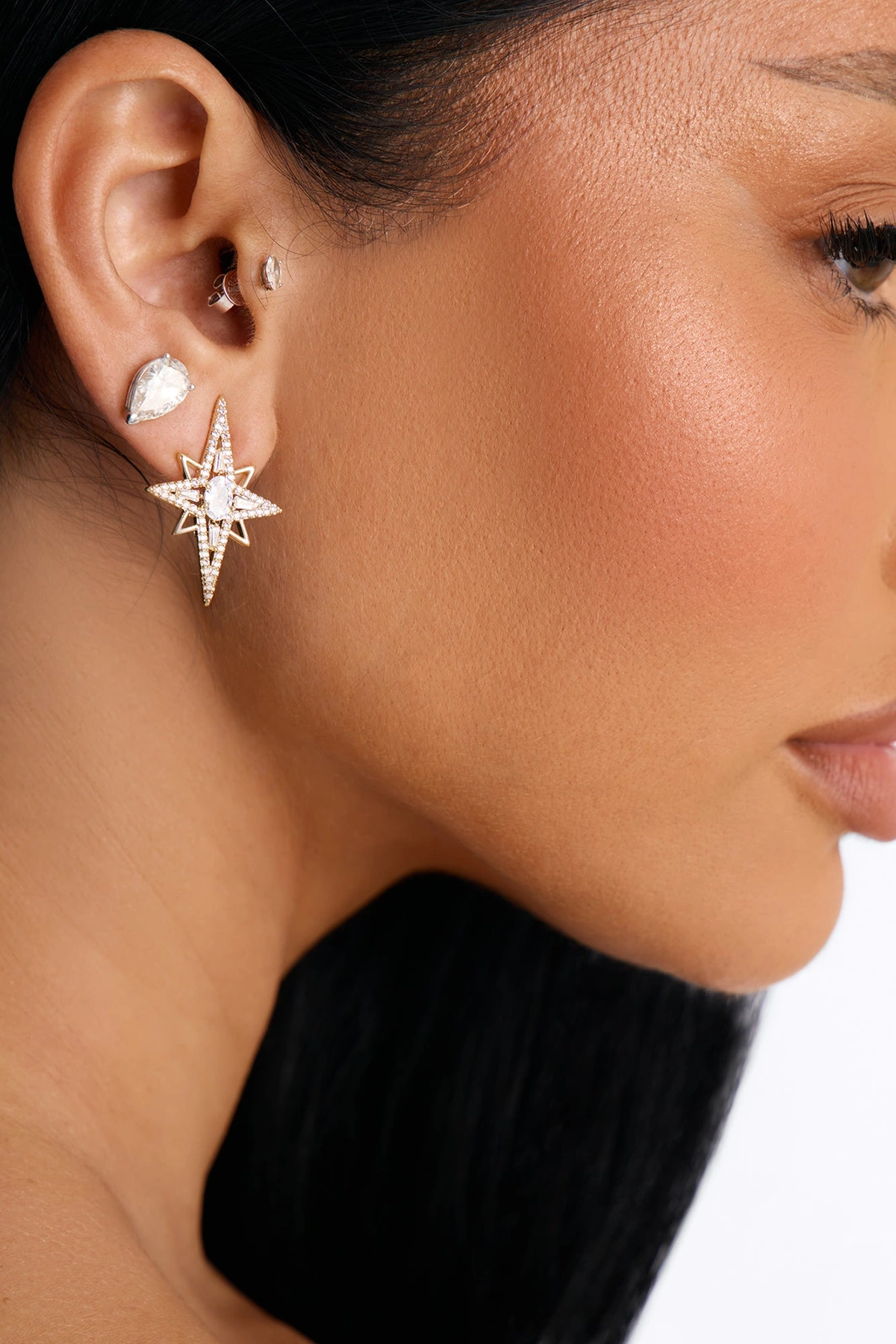 Road To Stardom Earrings - Gold — Dourado