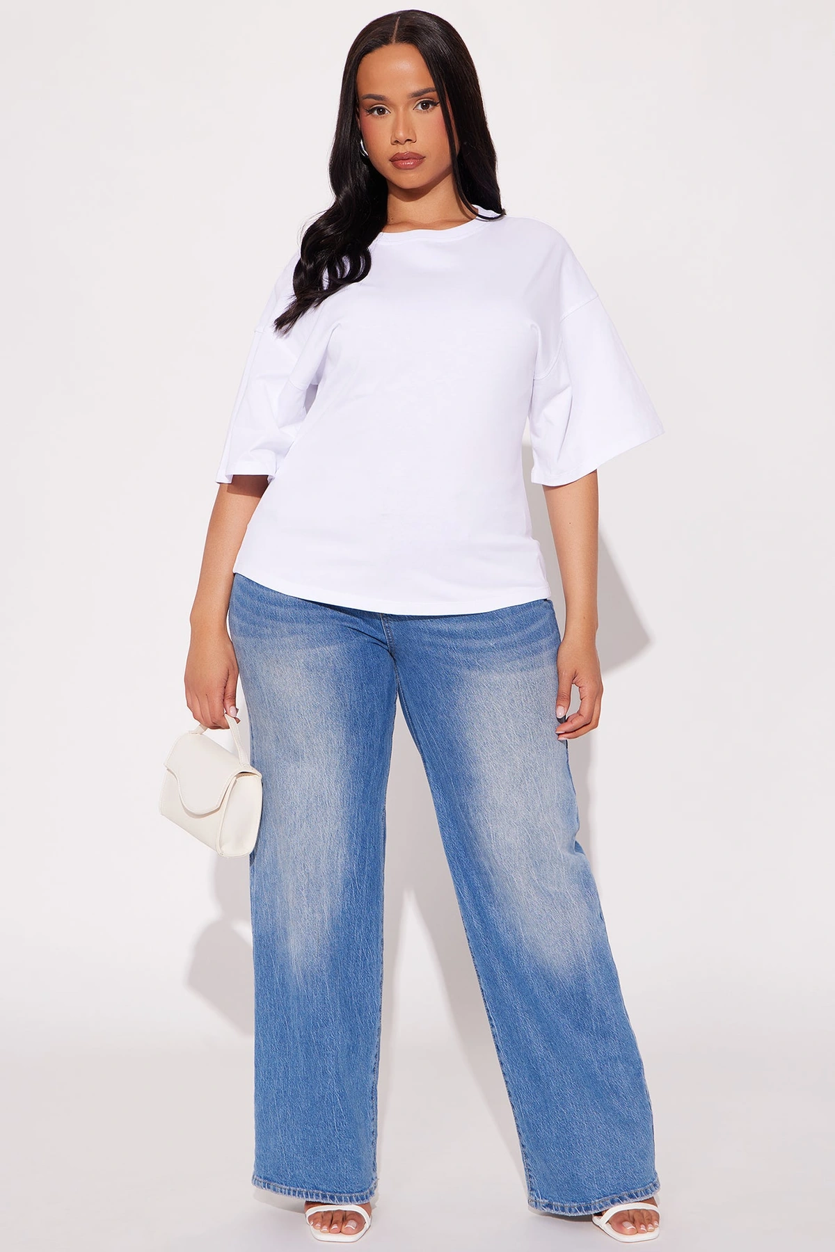 Jayden Fitted T-Shirt - White — Branco
