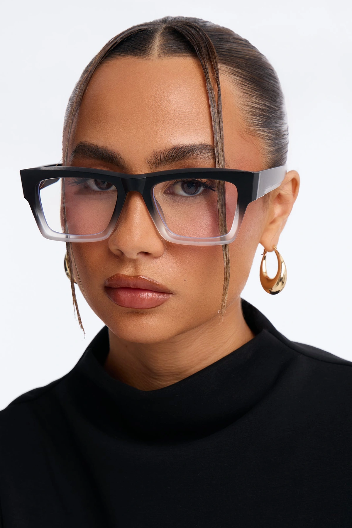 Working Overtime Sunglasses - White/Black — Branco/Preto