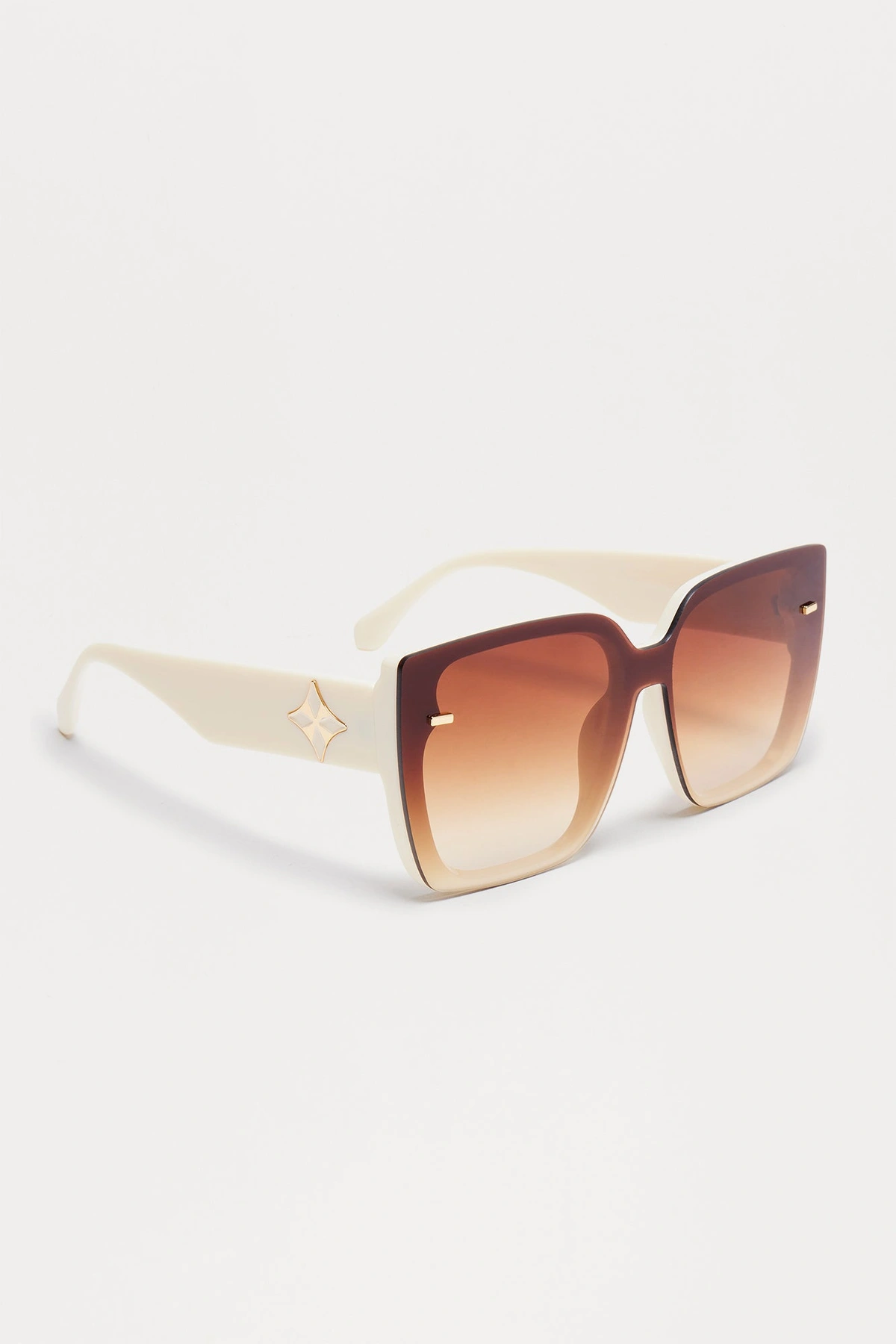 Chill Vue Vacation Square Sunglasses - Cream — Creme