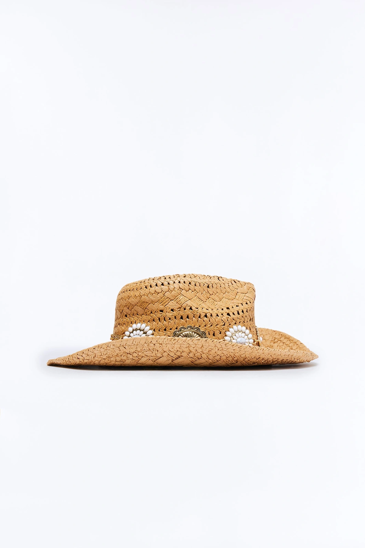 Rodeo Jewels Straw Cowboy Hat - Natural — Natural