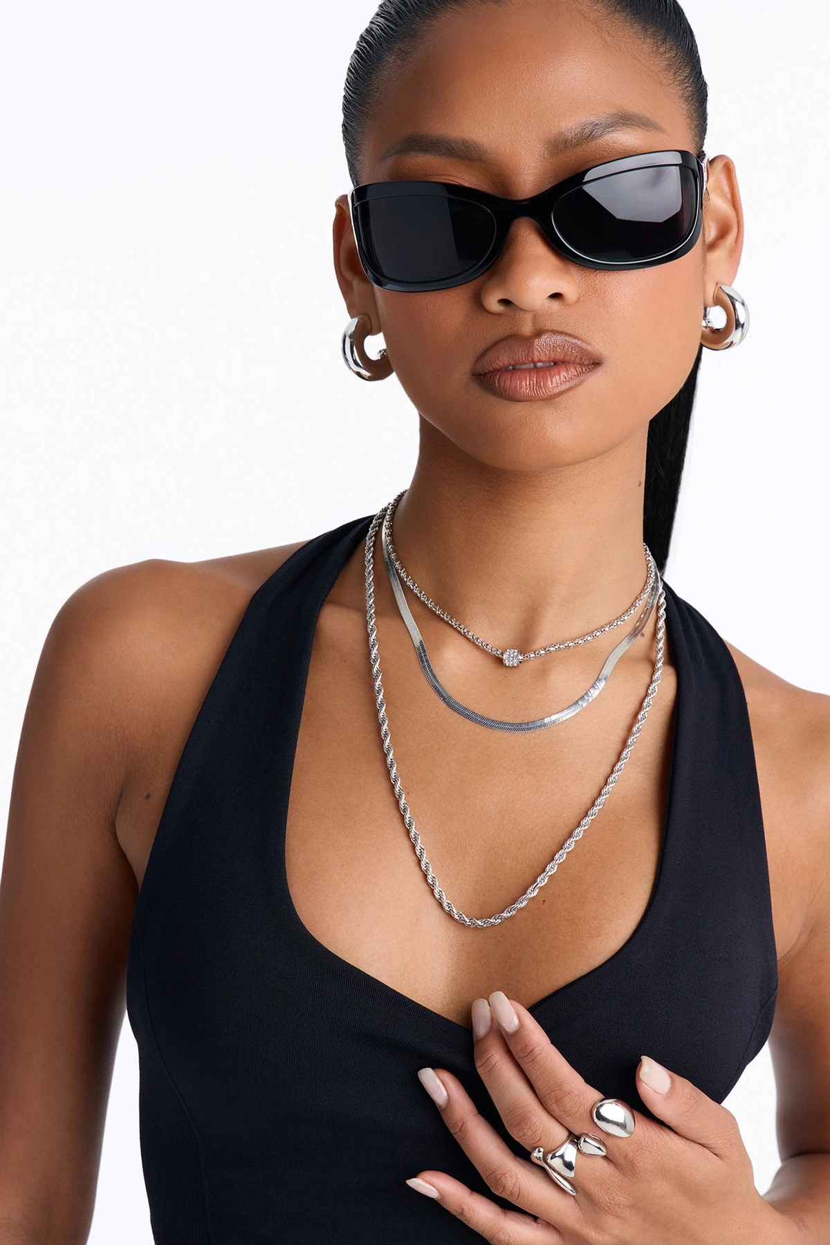 You'll Be Back Necklace - Silver — Prateado