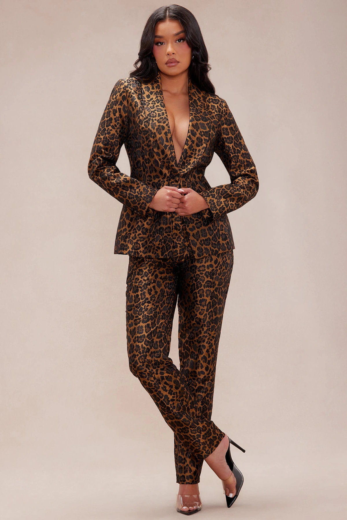 Laken Leopard Suit Set - Leopard — Leopardo