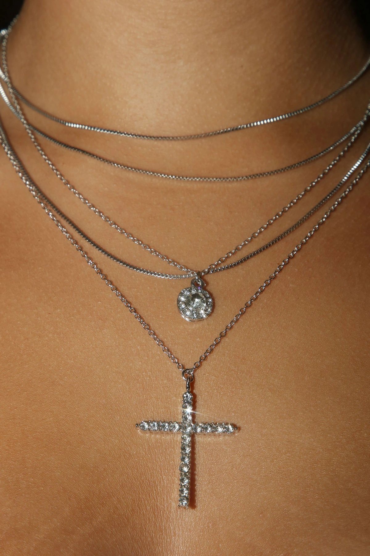 Lift Your Spirits Necklace - Silver — Prateado
