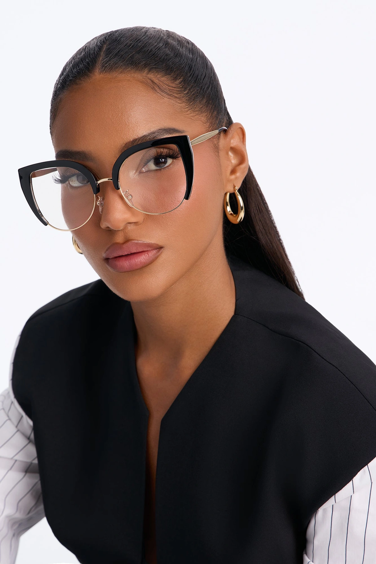 Taking Notes Blue Light Glasses - Black — Preto