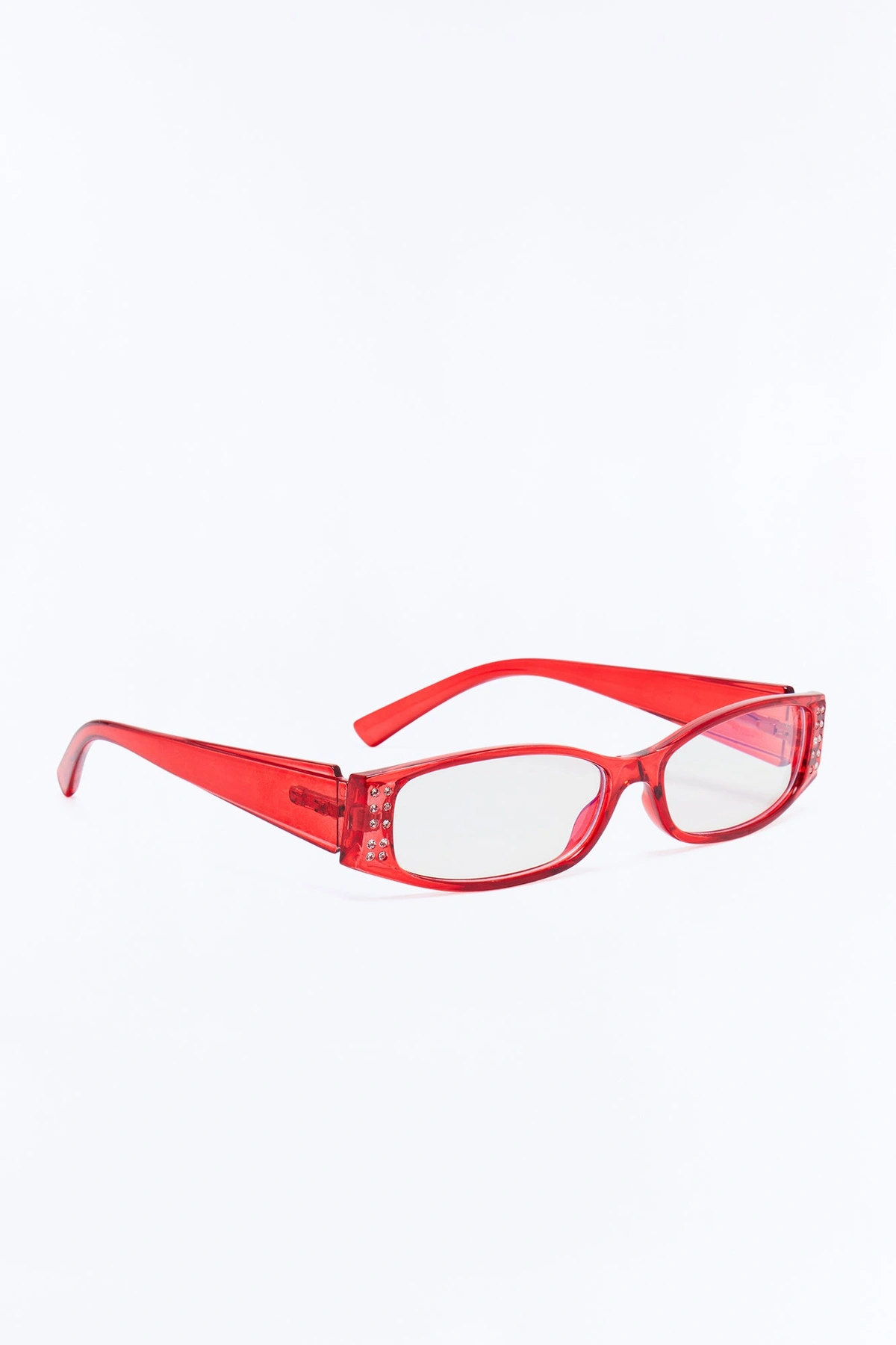 Texting Bae Blue Light Glasses - Red — Vermelho