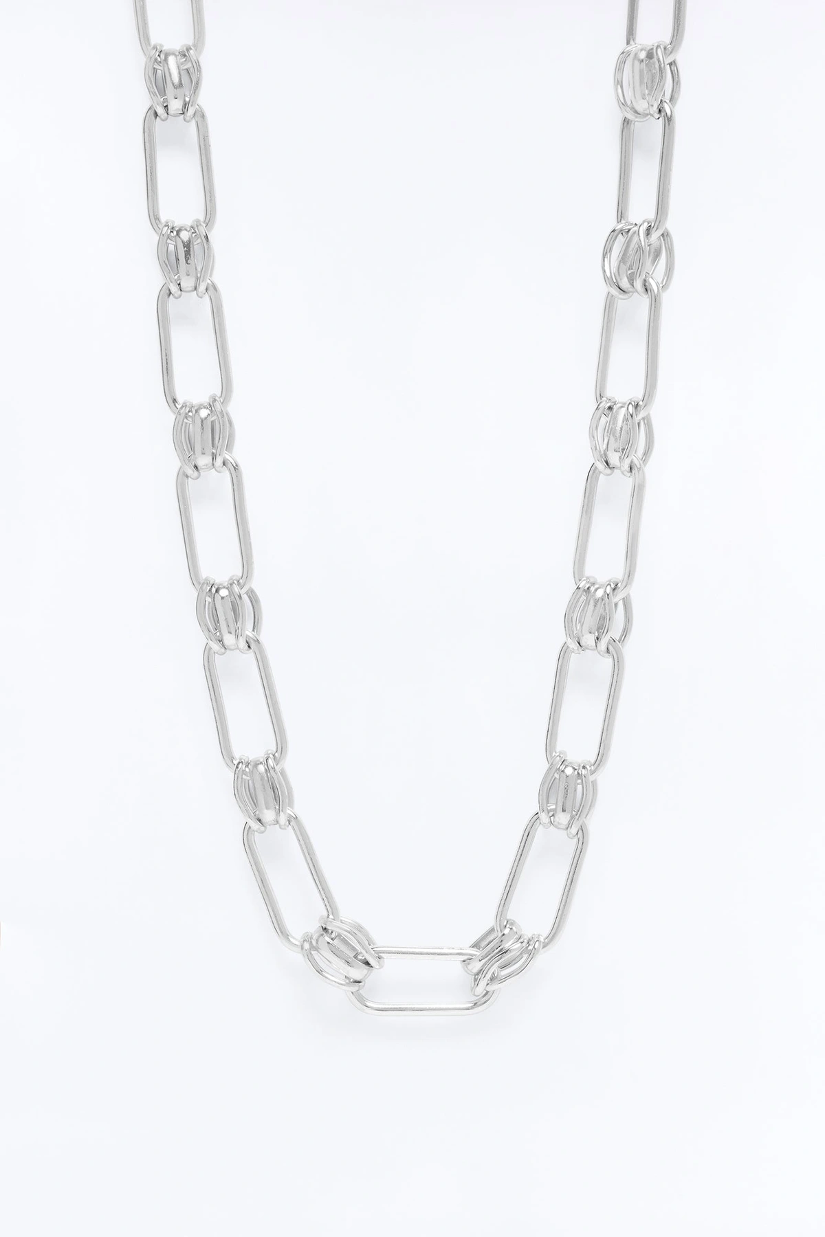 Opaline Single Chain Necklace - Silver — Prateado