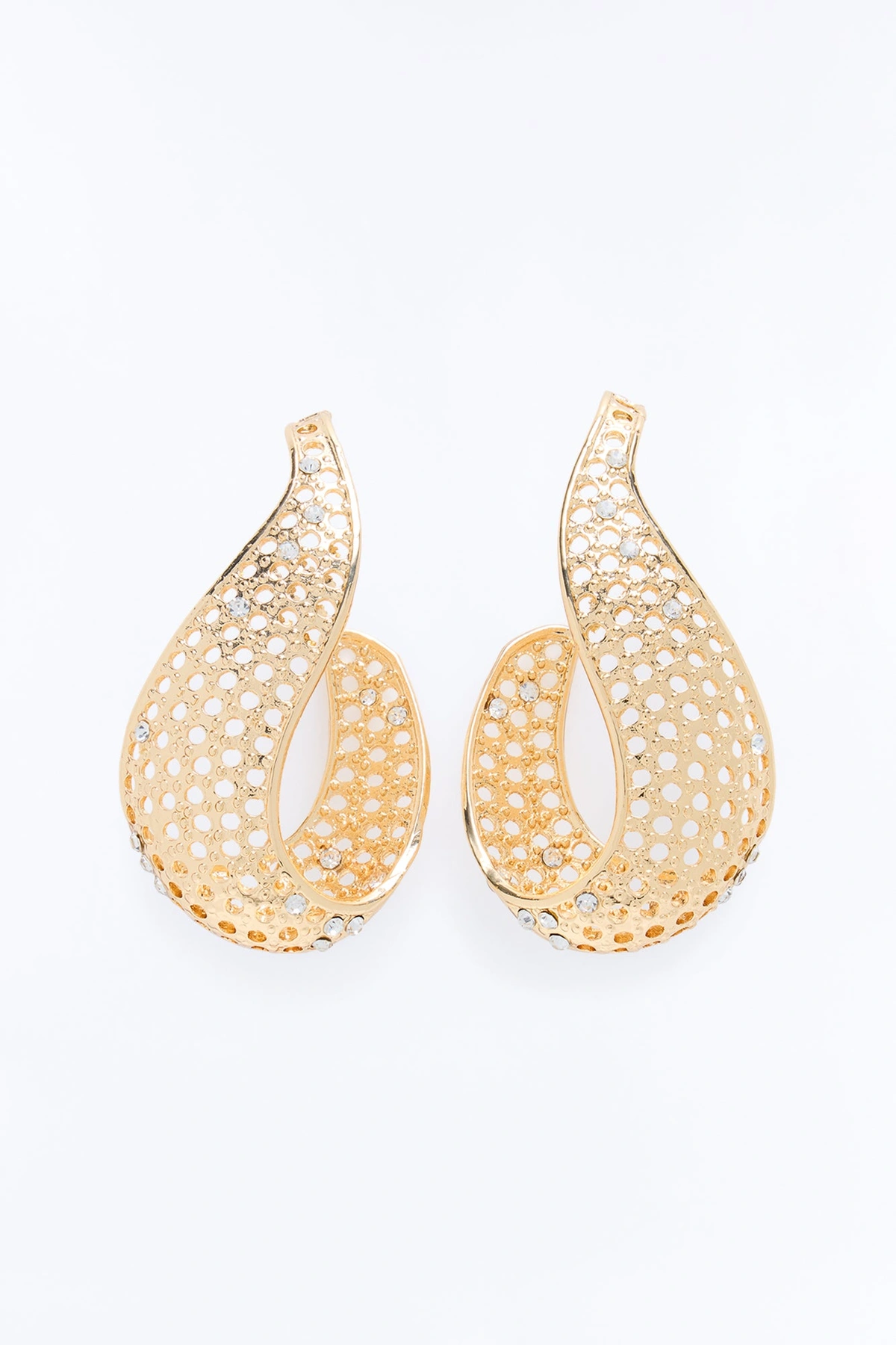 Not Around Drop Earrings - Gold — Dourado