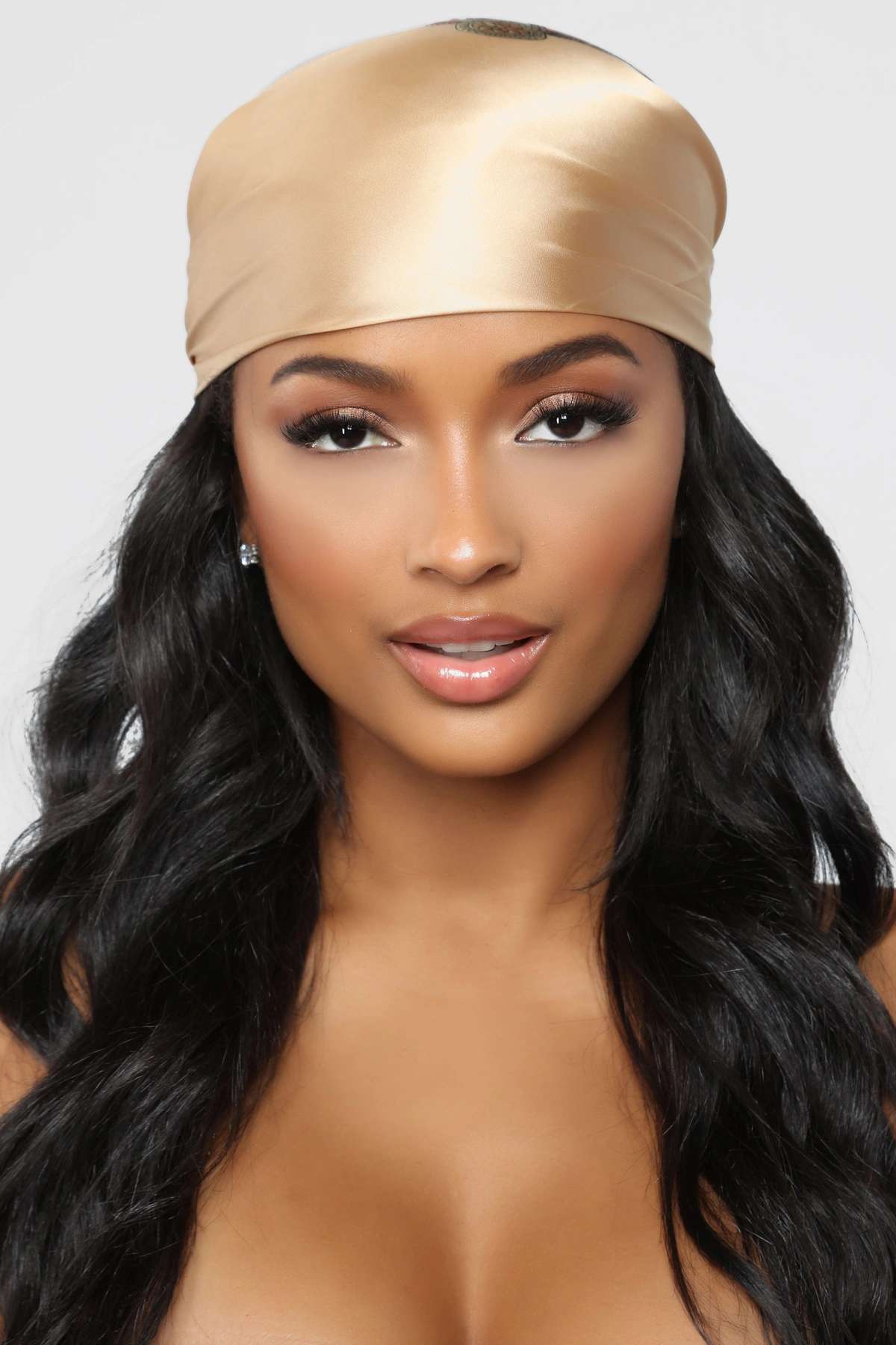 Hairs A Mess Head Scarf - Beige — Bege