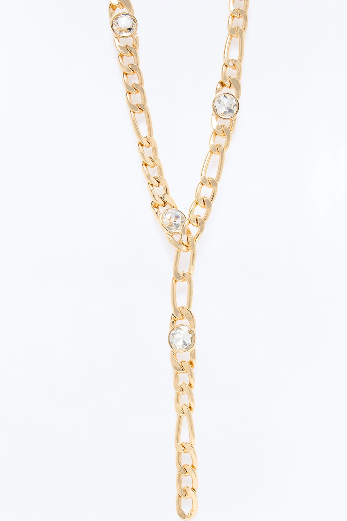 I''ll Think About it Lariat Necklace - Gold — Dourado