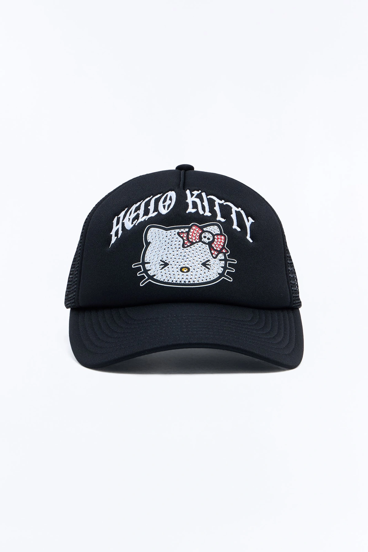 Hello Kitty Trucker Hat - Black/combo — Preto/combinação
