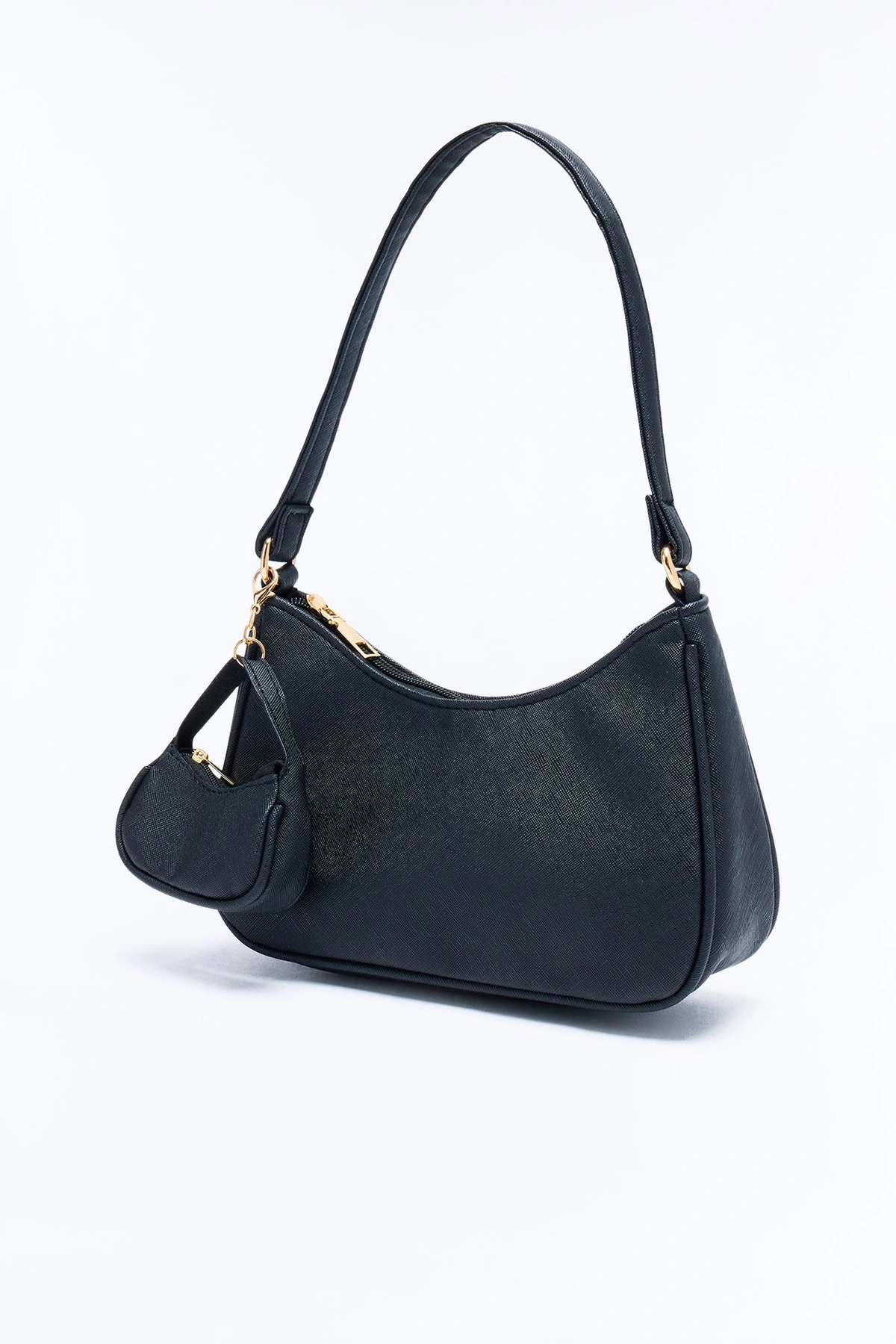 Rose Shoulder Bag - Black — Preto