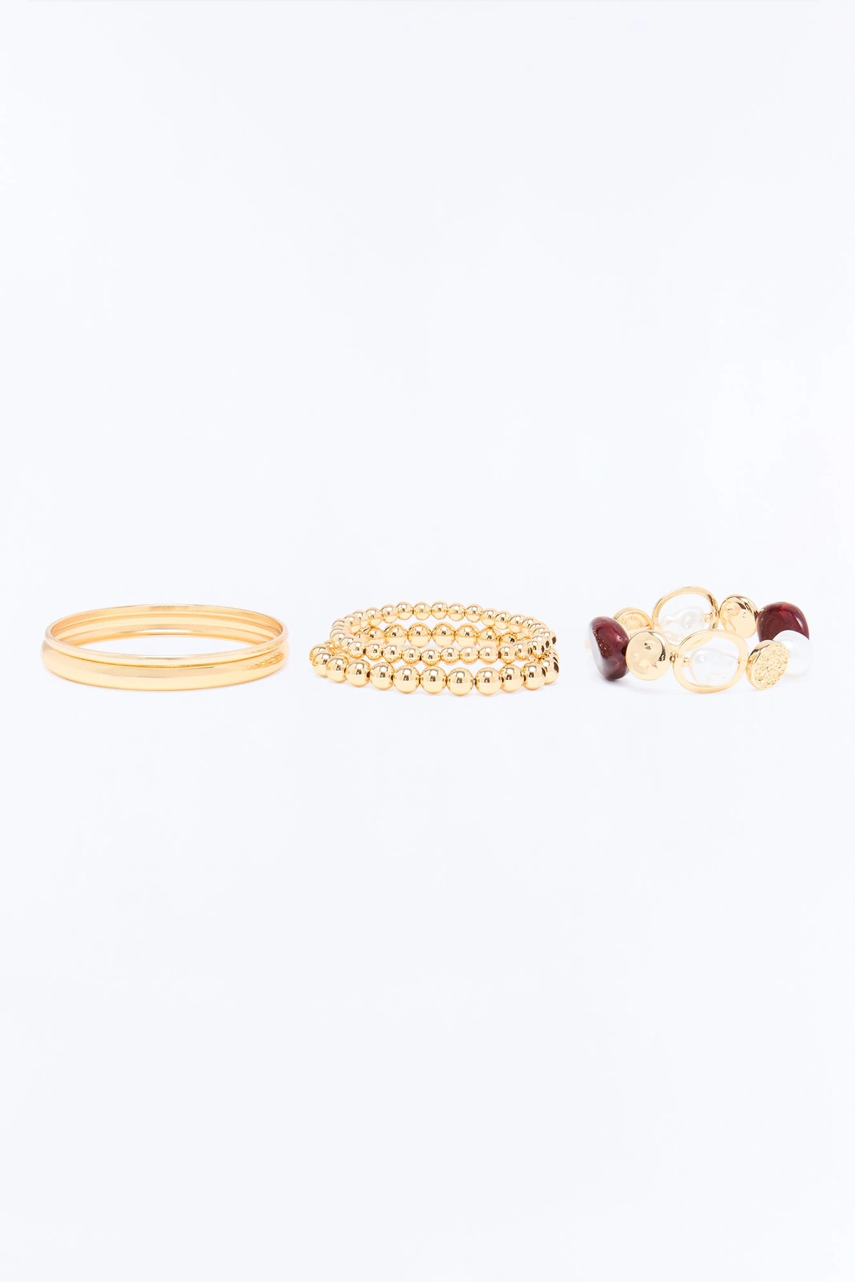 Dream About These Days 5 Piece Bracelet Set - Gold/combo — Dourado/combinação