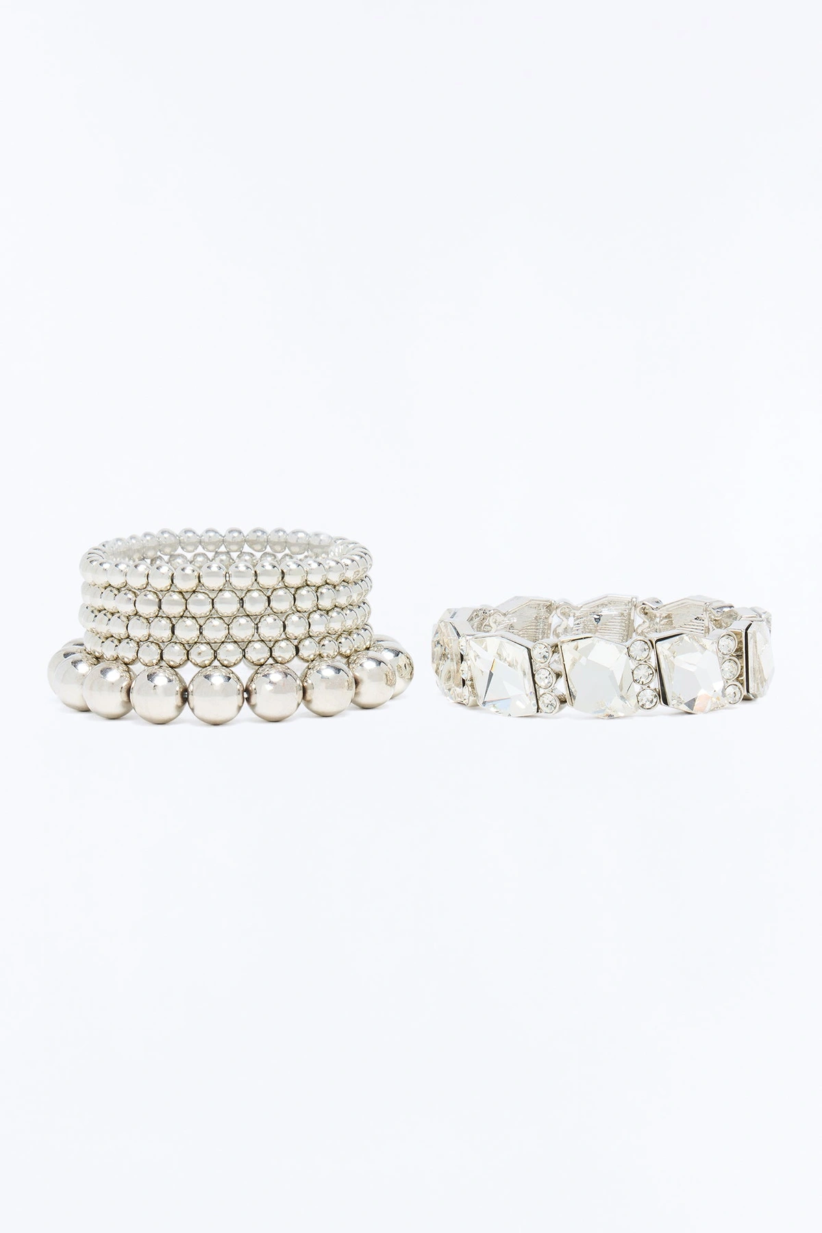 Main Character Energy 6 Piece Bracelet Set - Silver — Prateado