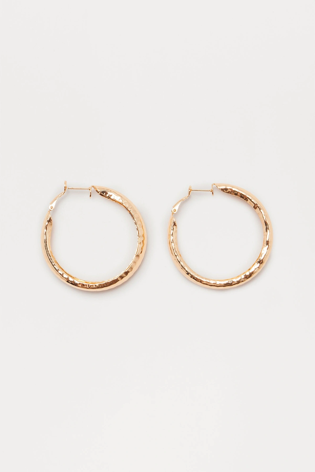 Hope Hoop Earrings II - Gold — Dourado