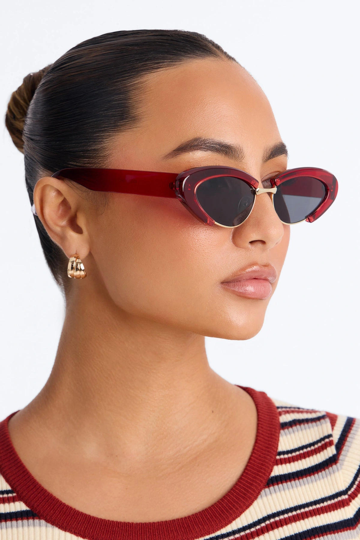 Pretty Catty Sunglasses - Red — Vermelho
