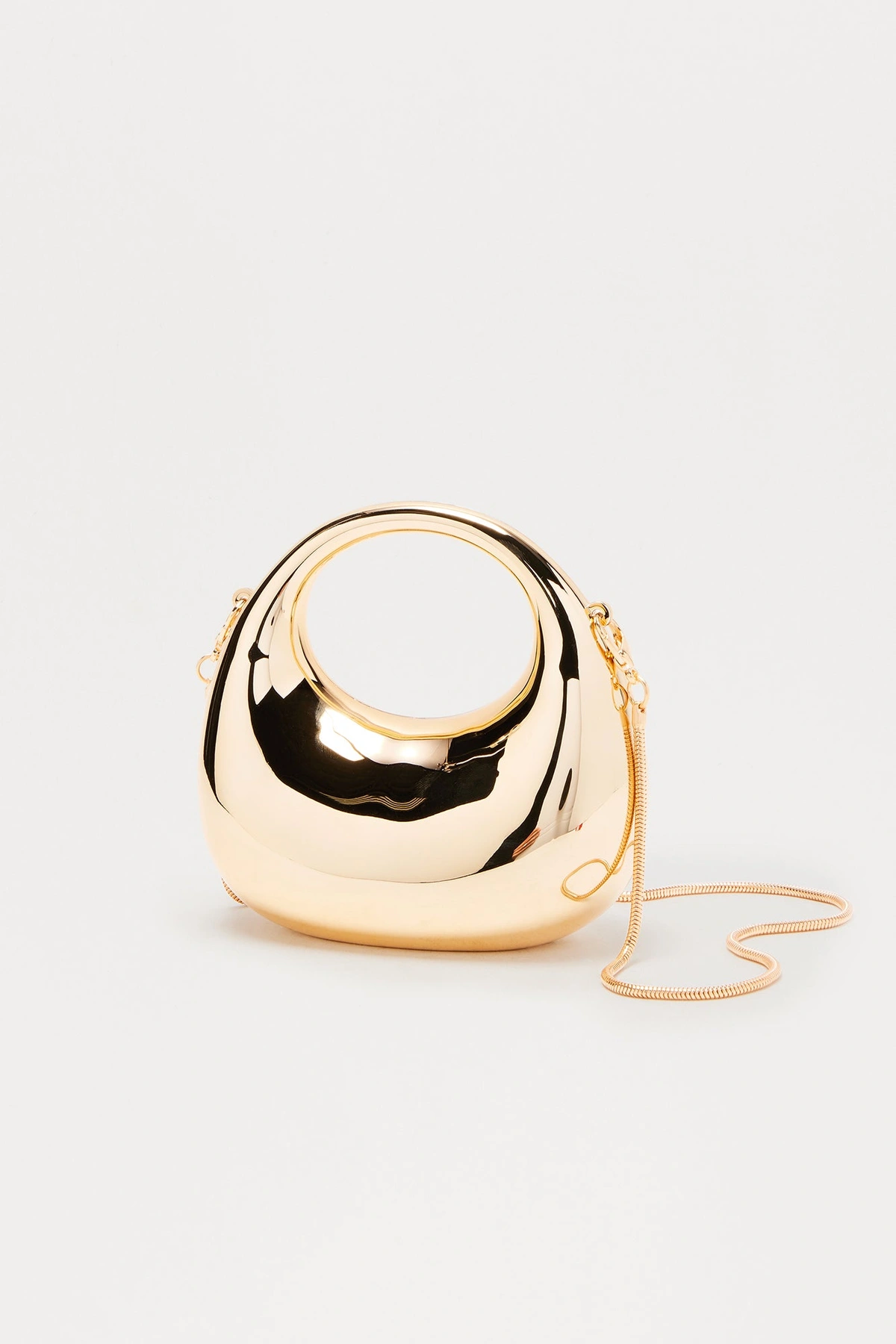 My Mini Me Metal Clutch - Gold — Dourado