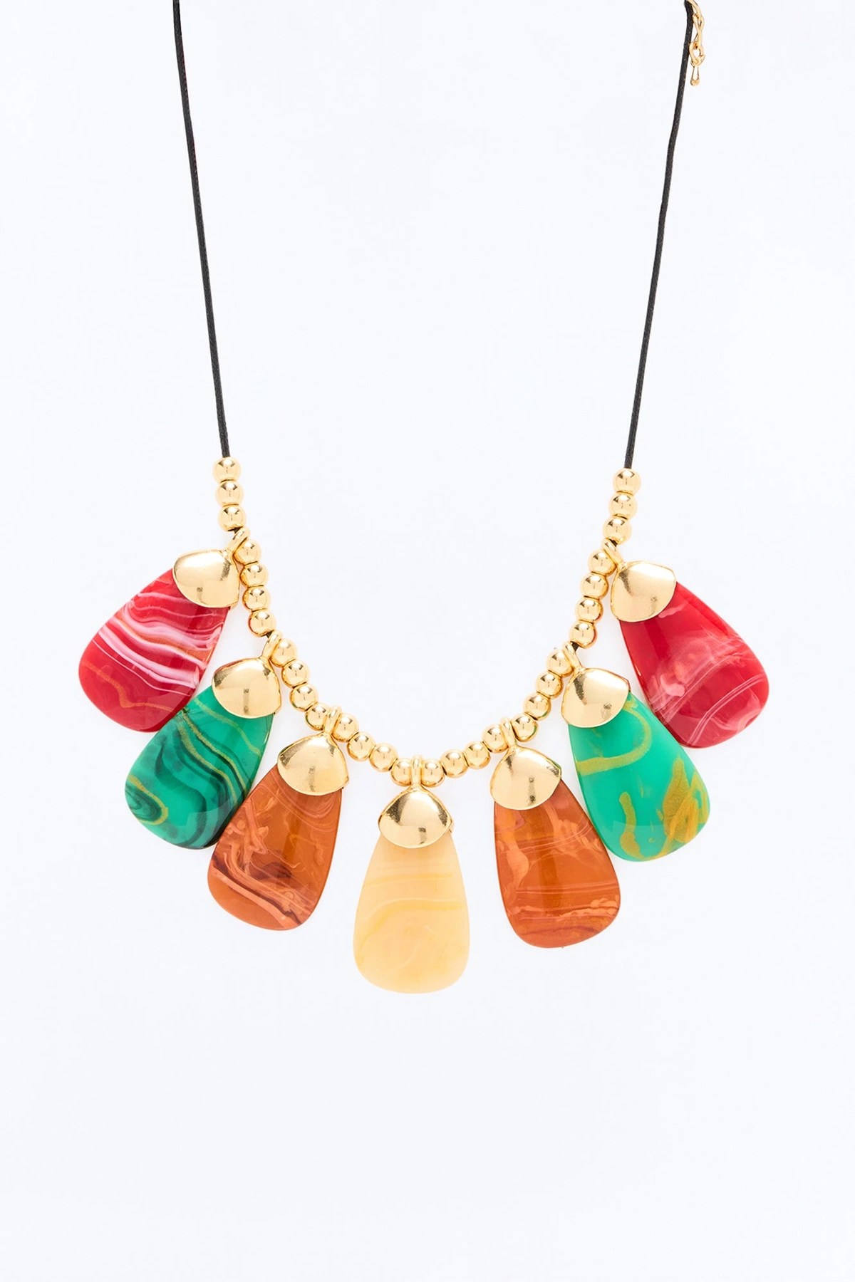 Cabana Cool Down Jeweled Necklace - Multi Color — Multicolor