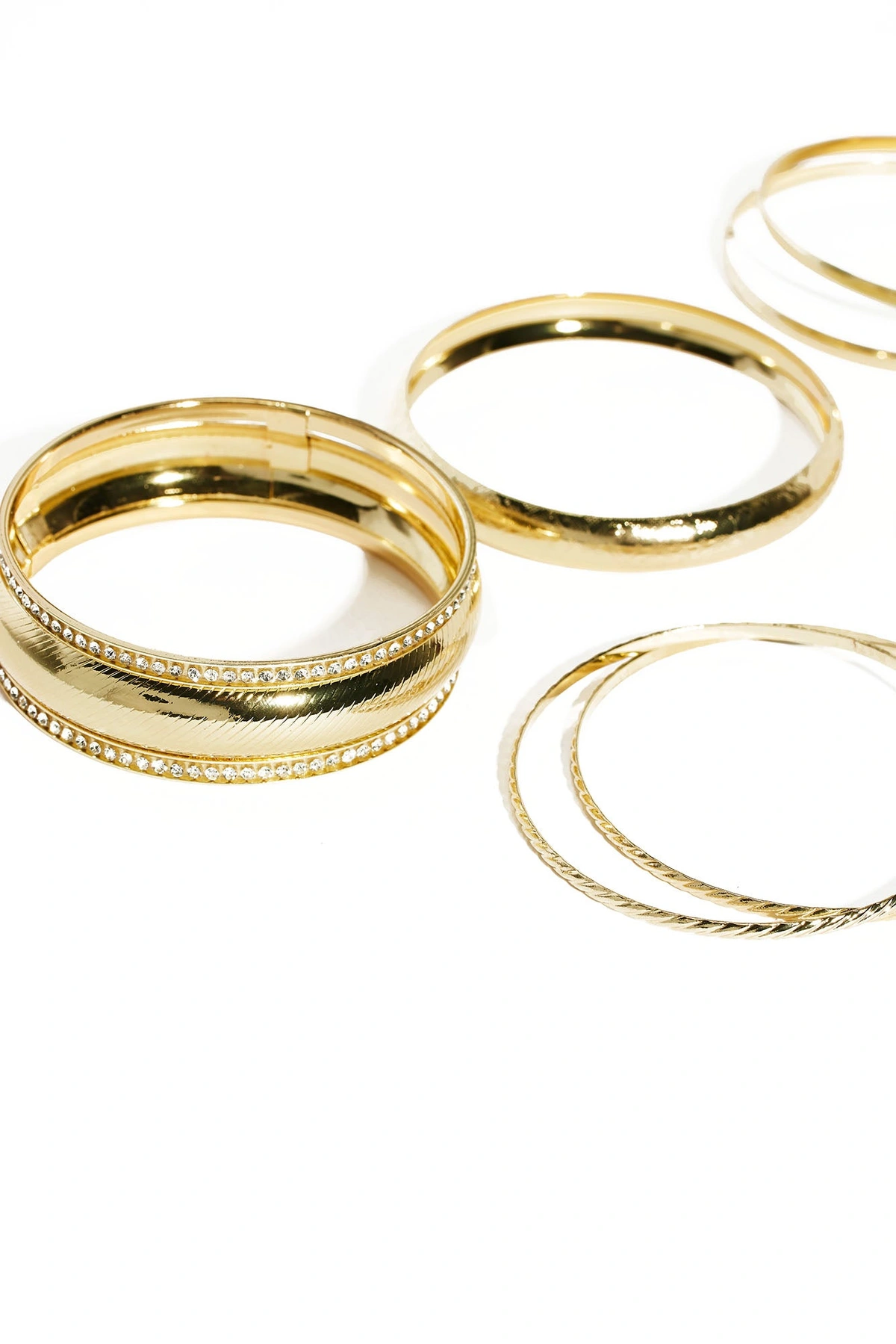 Vacation Escape Bangle Set - Gold — Dourado