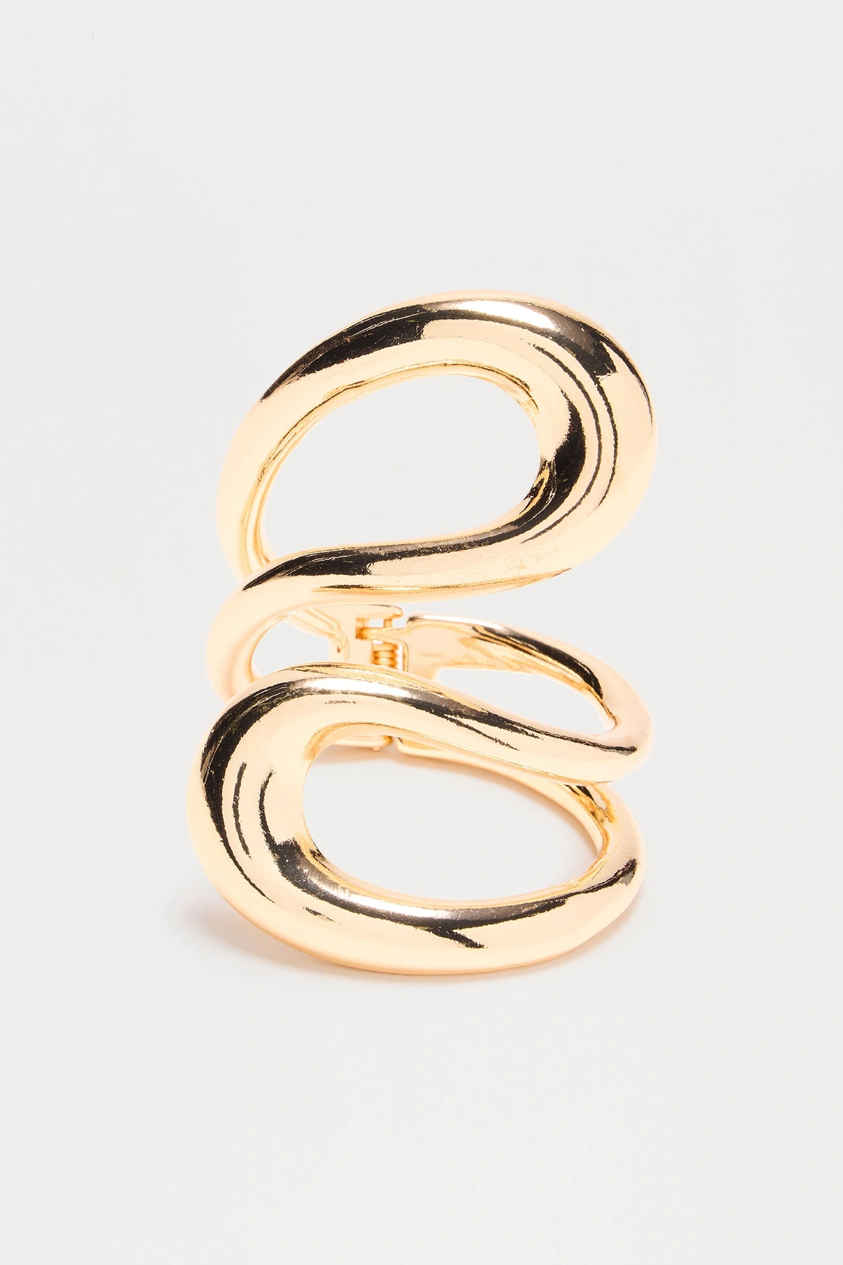 Always Be Around Twist Bracelet Cuff Bracelet - Gold — Dourado
