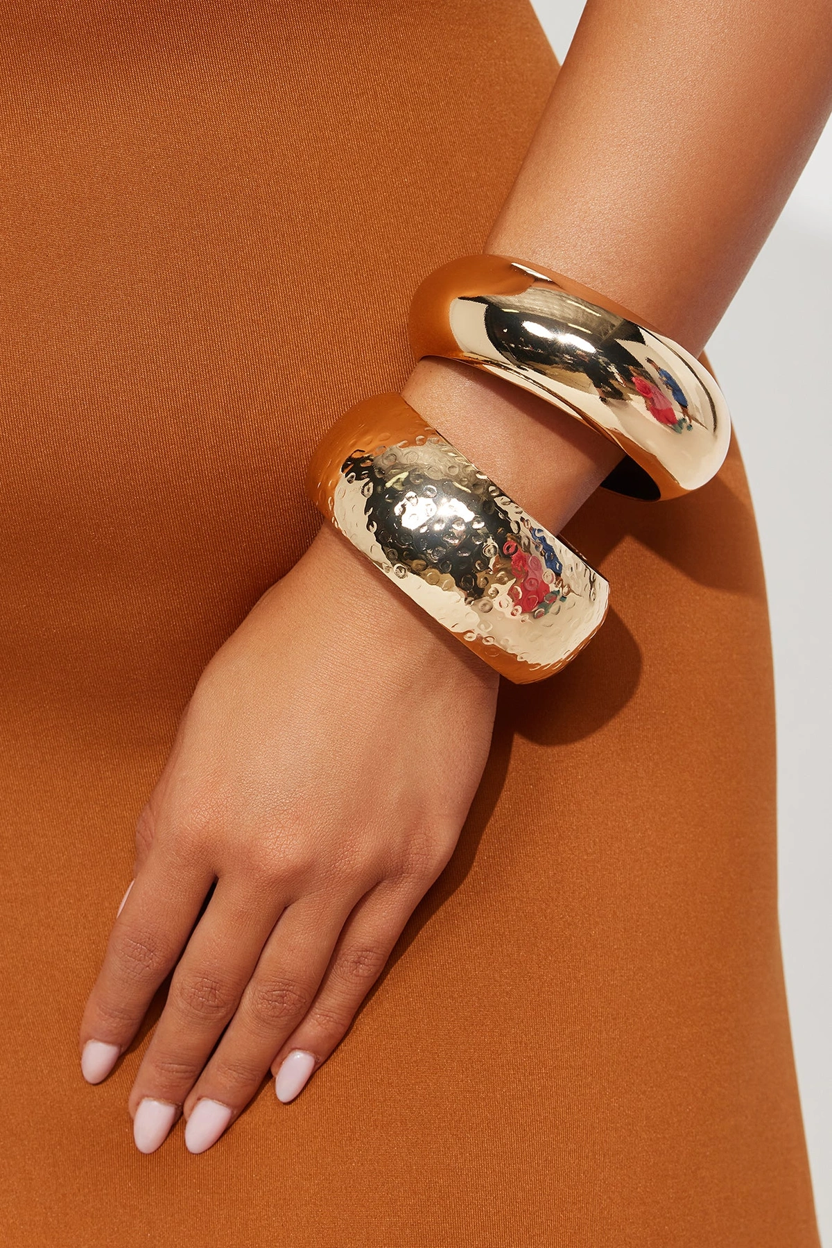 Make Some Noise 2 Piece Bangle Set - Gold — Dourado