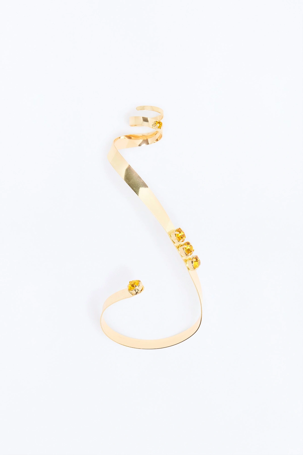 Jeweled Up Hand Chain - Gold/Yellow — Dourado/Amarelo
