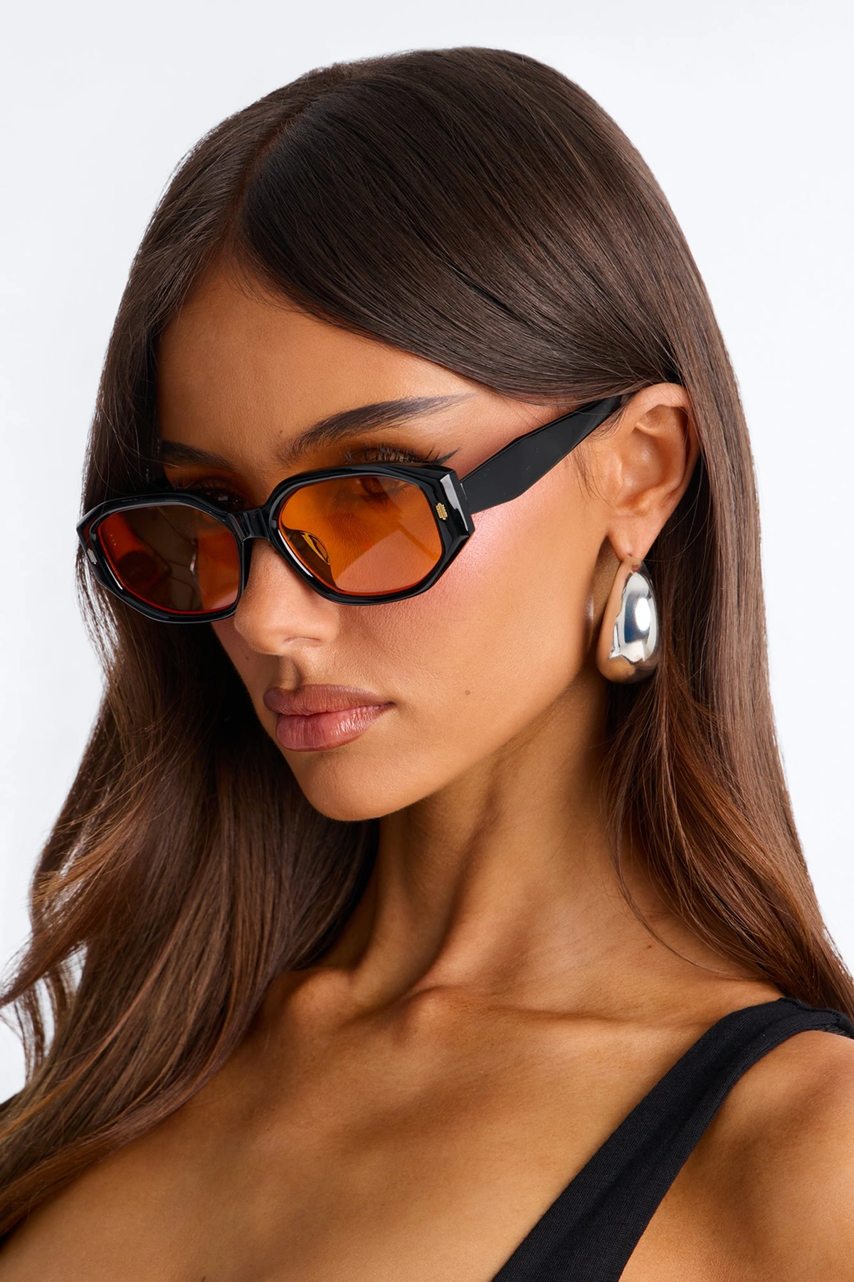 Hello Weekend Sunglasses - Black/Yellow — Preto/Amarelo