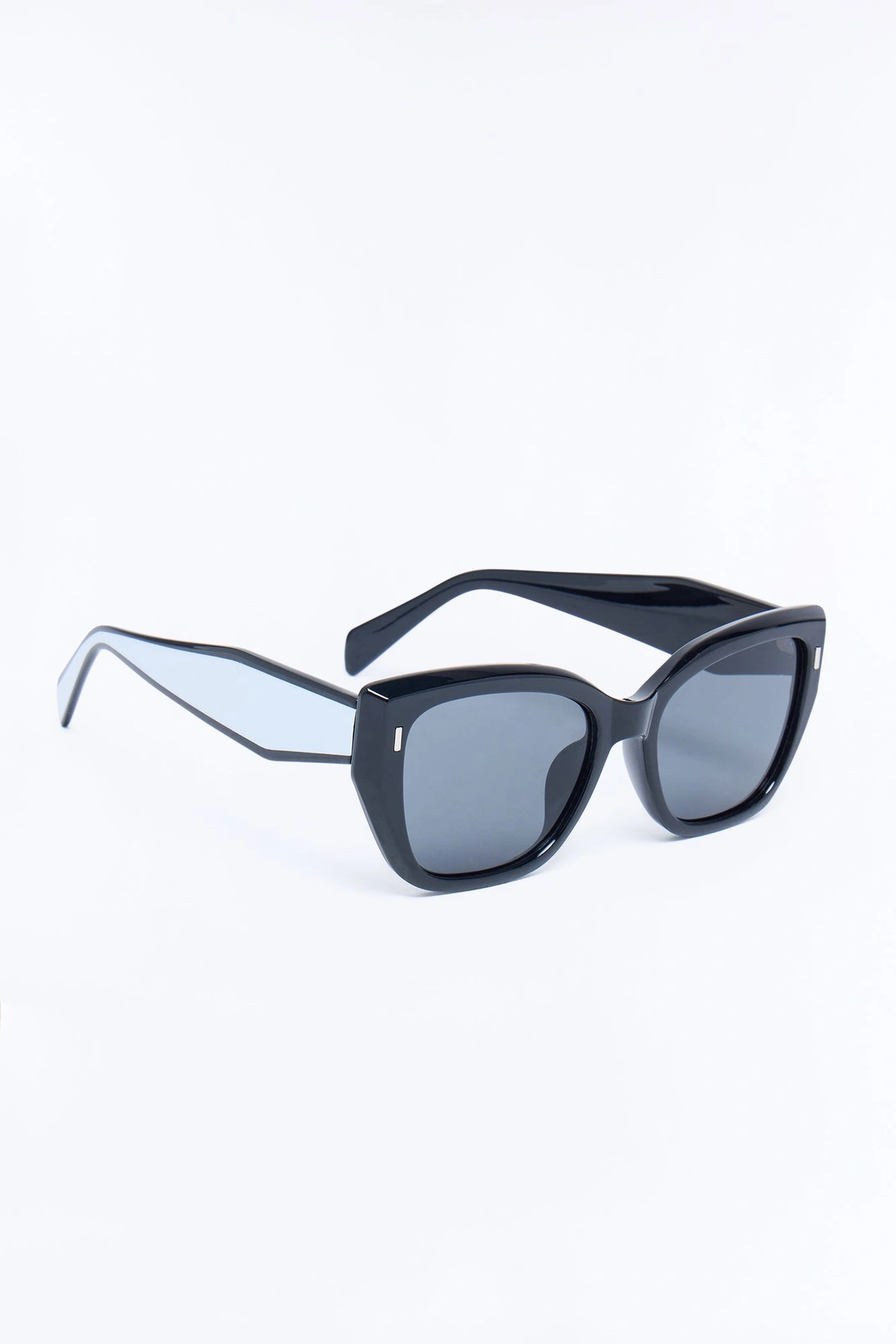 Catch You Next Time Sunglasses - Black/White — Preto/Branco