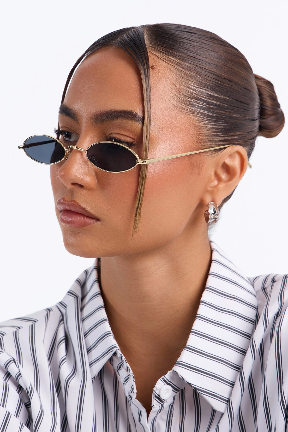 Cannes Getaway Sunglasses - Gold/Black — Dourado/Preto