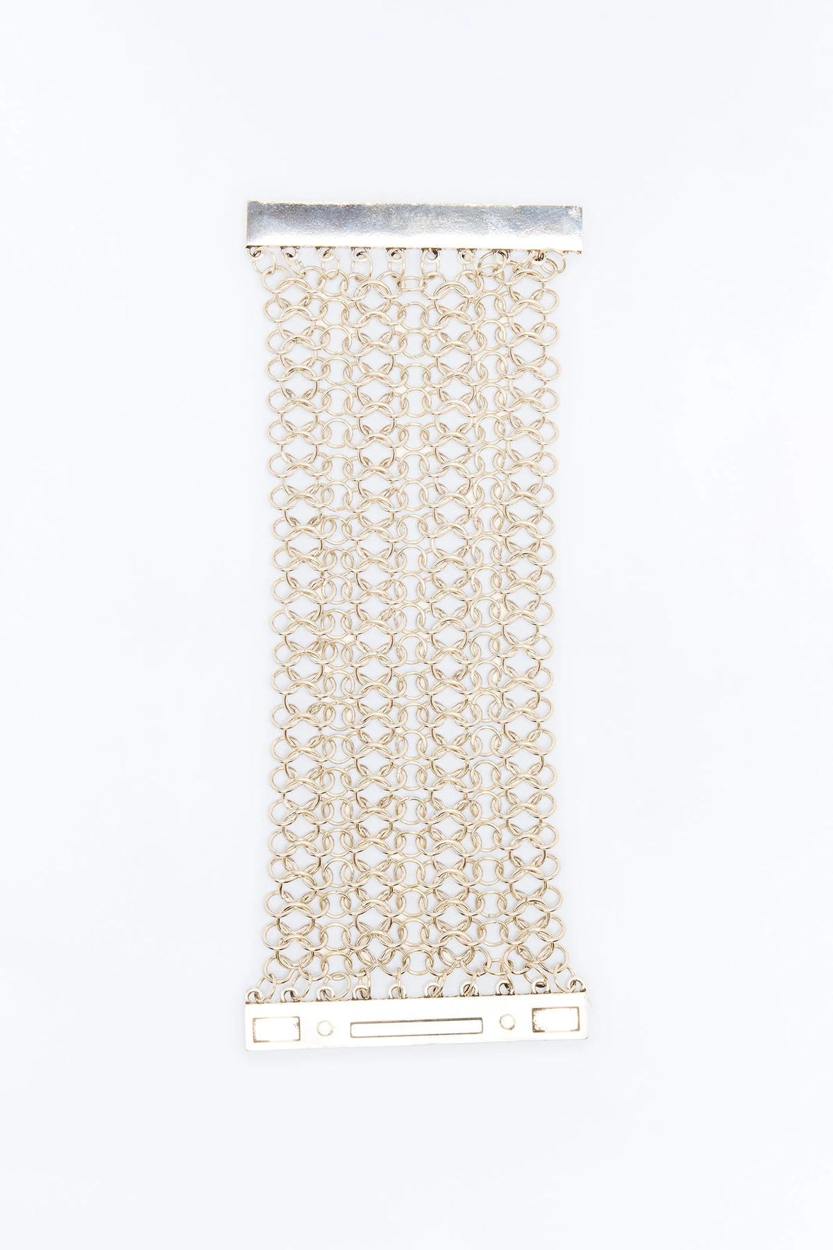 Chainmail Bracelet - Silver — Prateado