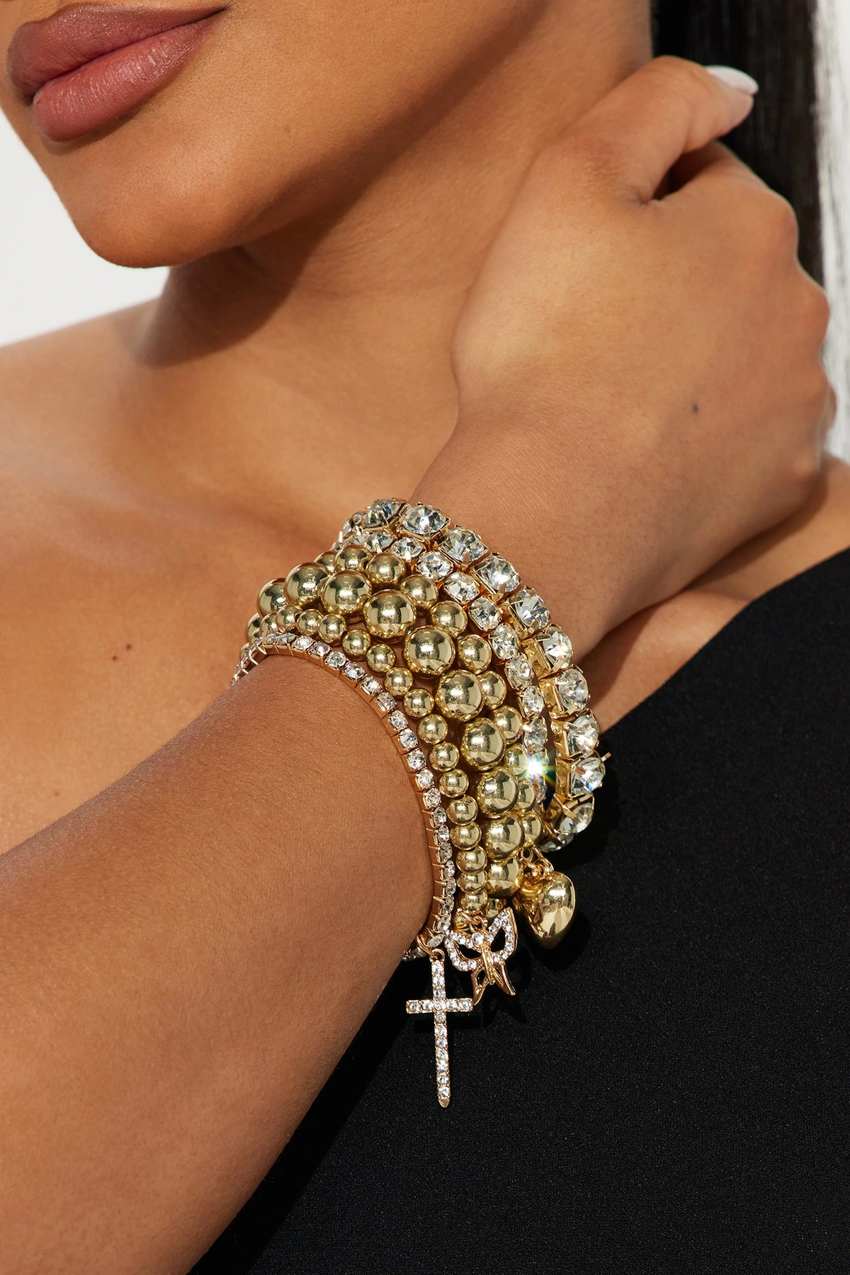 Love So Endlessly Bracelet Set - Gold — Dourado