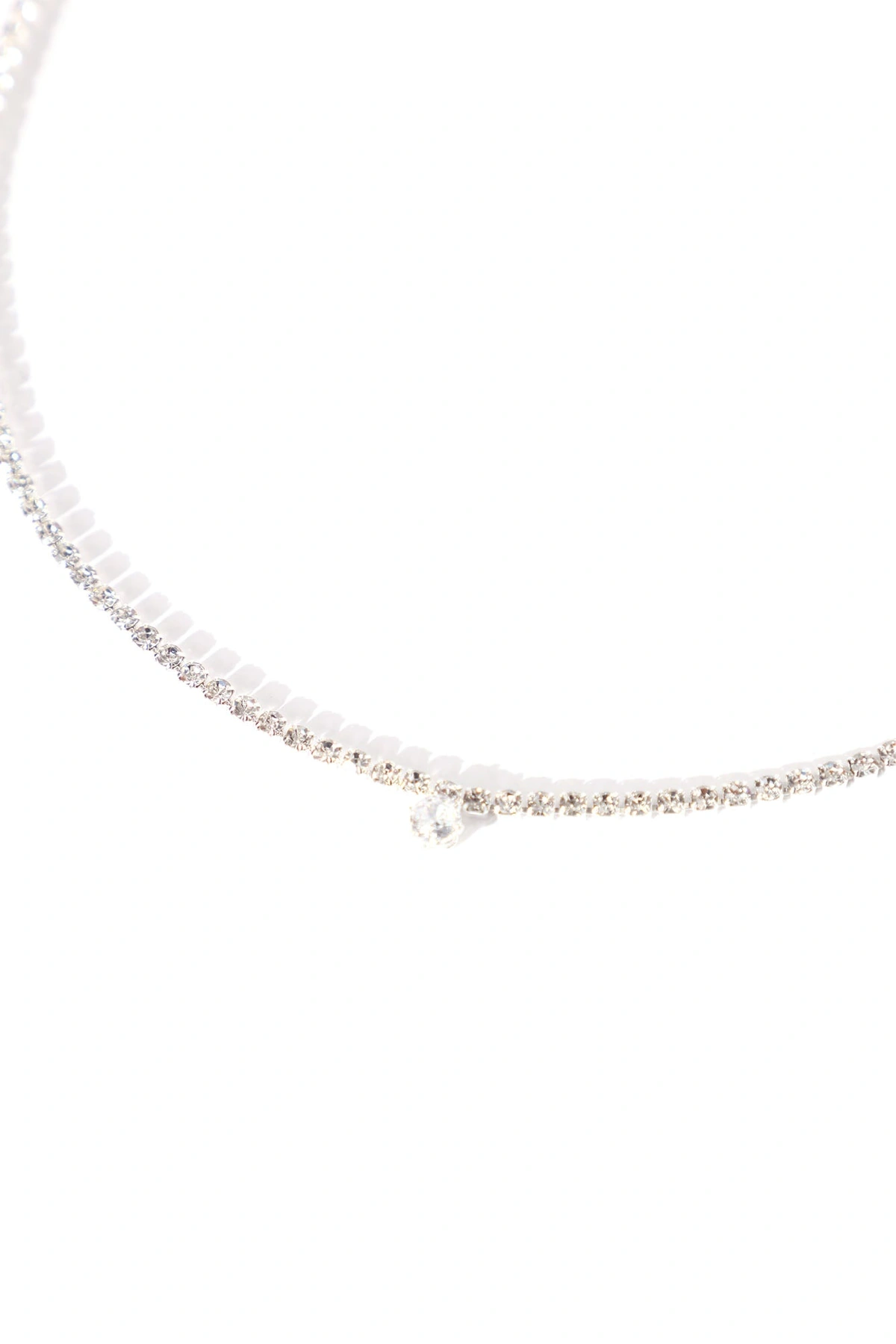 Evening Date Necklace - Silver — Prateado