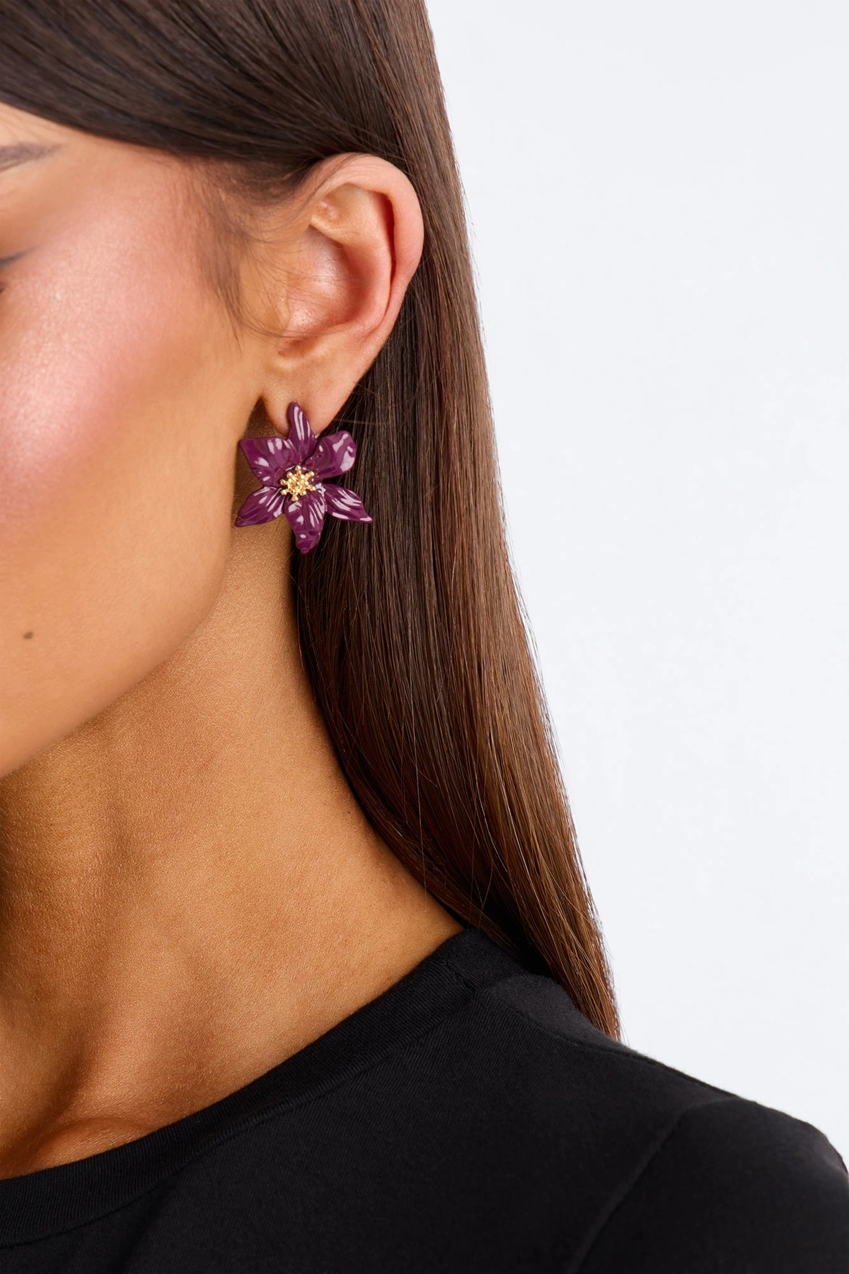 Sugar Plum Earrings - Purple — Roxo