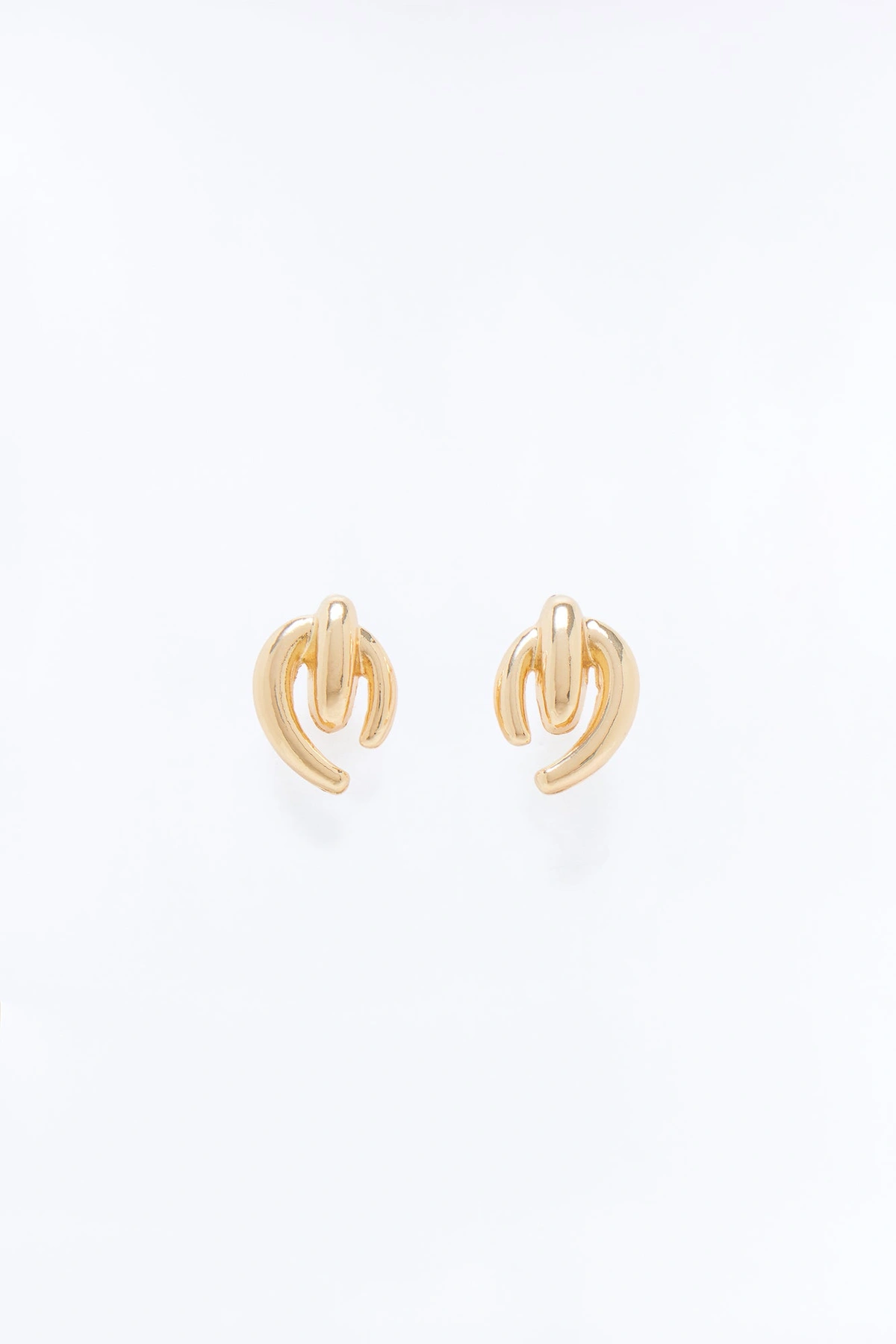 Scarlet Stud Earrings - Gold — Dourado